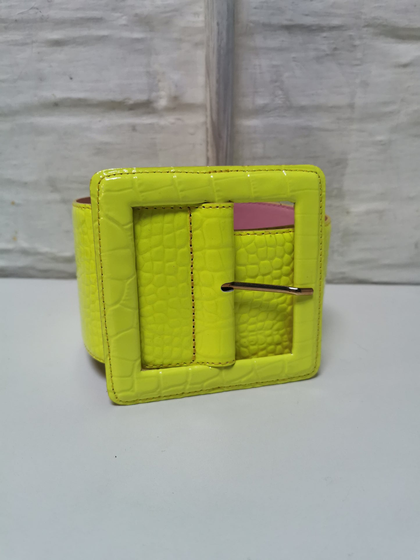 Essentiel riem fluogeel