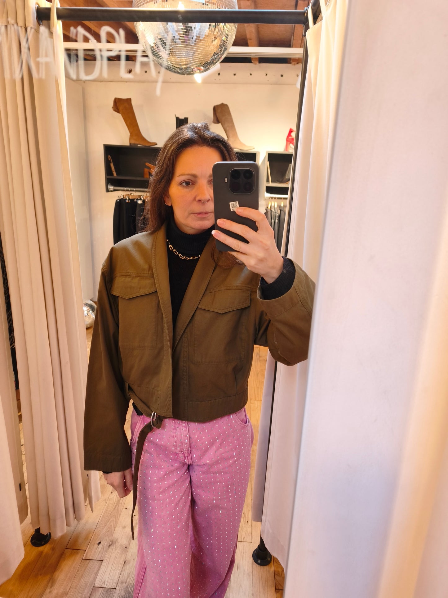 & other stories cropped blazer