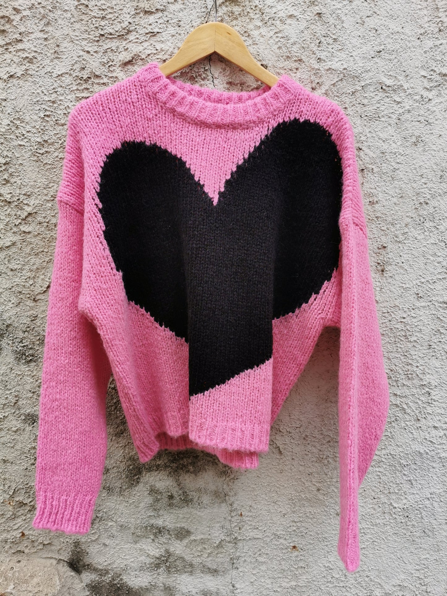 Essentiel trui roze hart