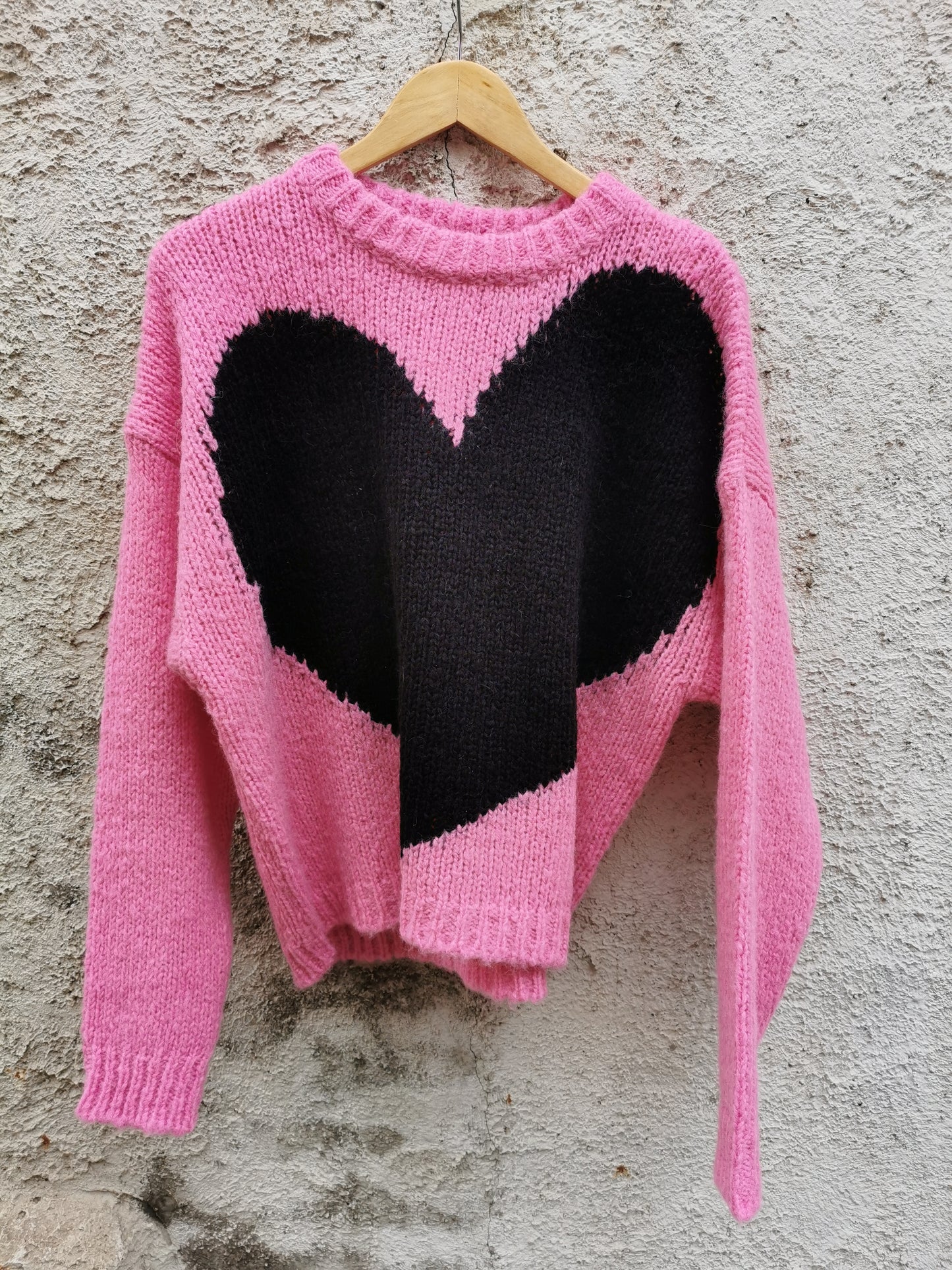 Essentiel trui roze hart