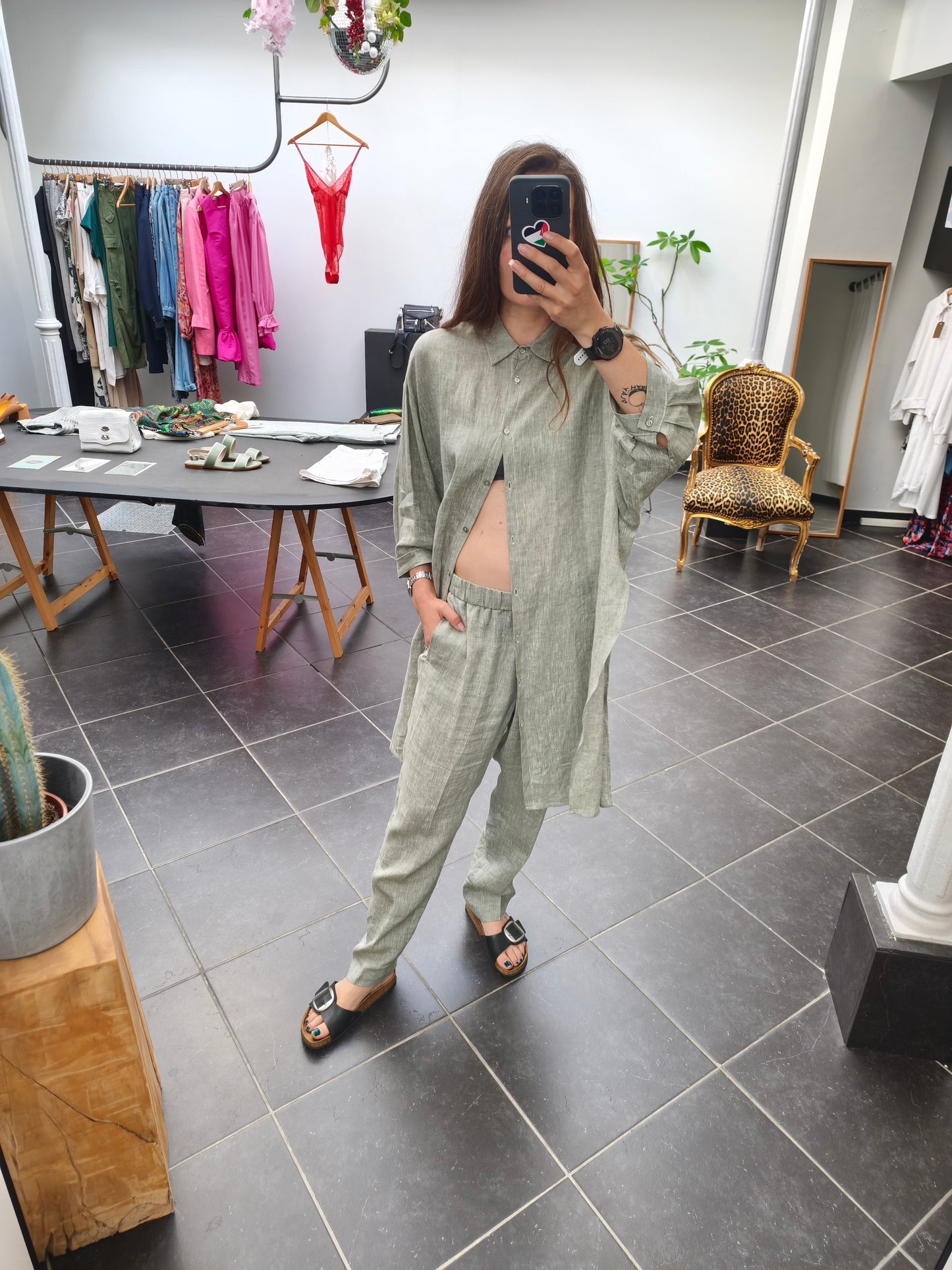 Peserico broek kaki