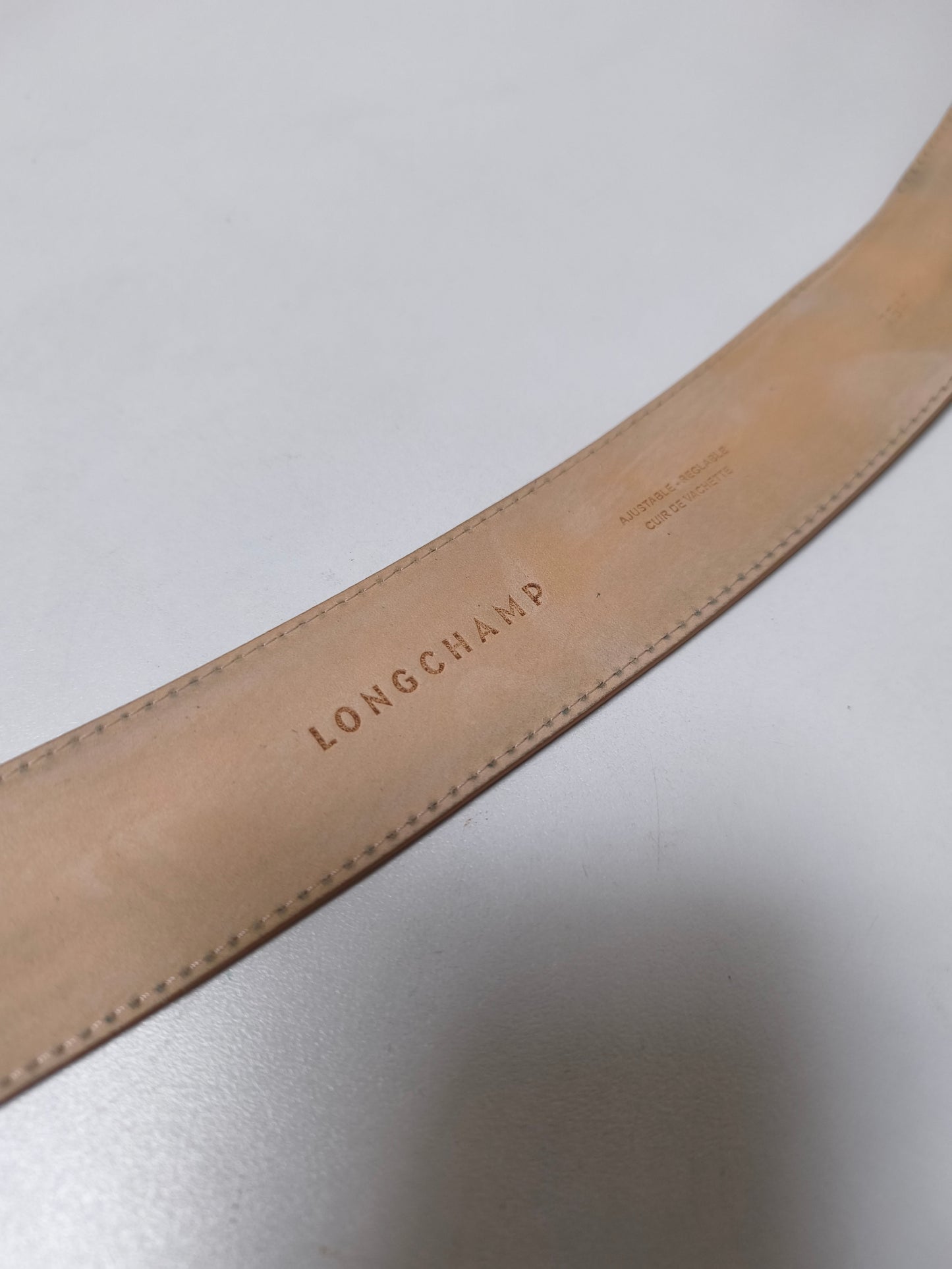 Longchamp riem beige