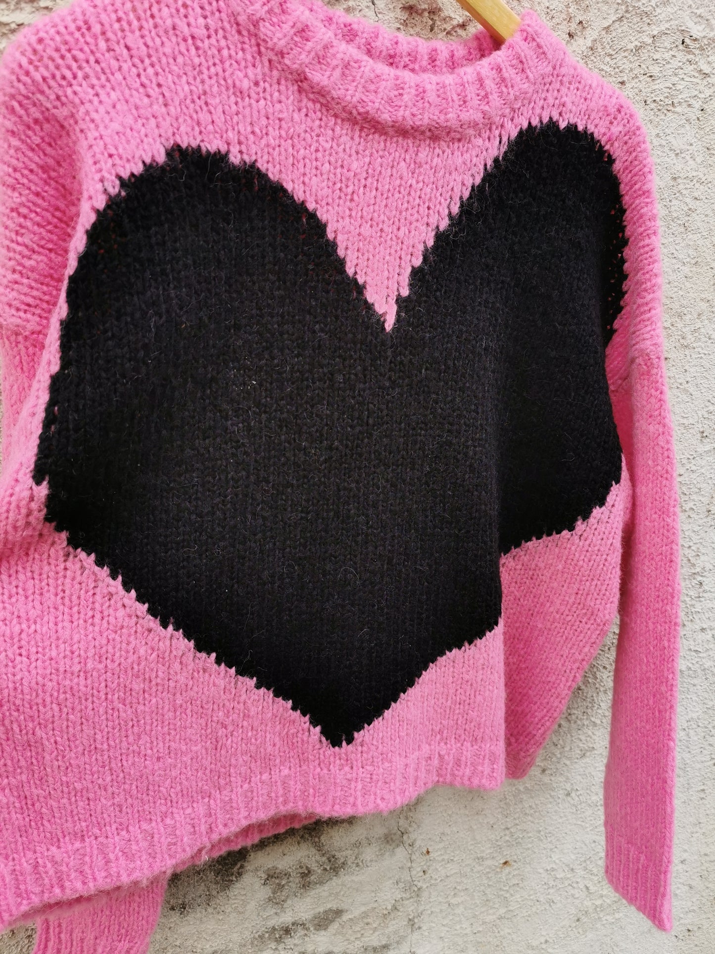 Essentiel trui roze hart
