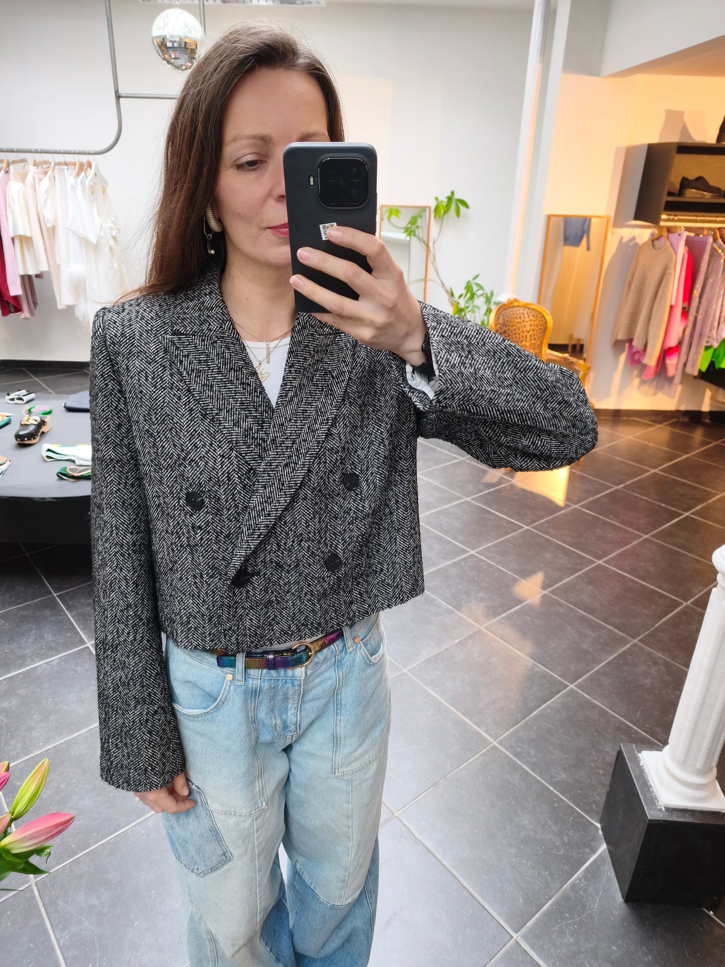 Essentiel cropped blazer