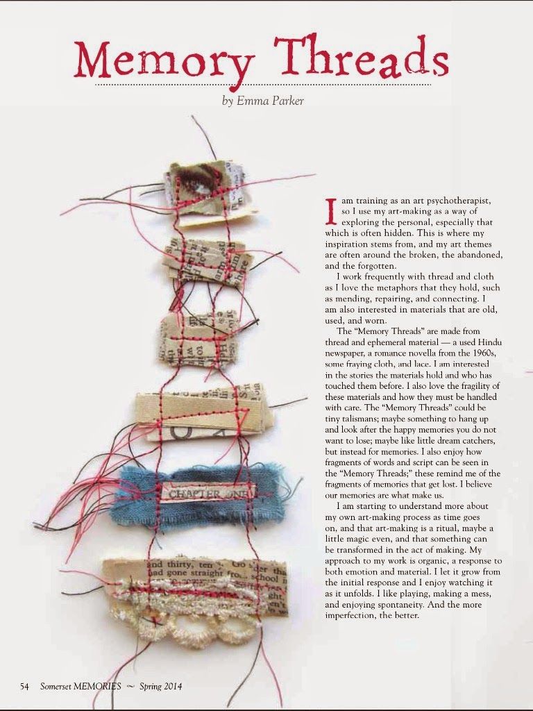 05/11 Workshop Troostboekjes met textiel door Vicky van The Untold