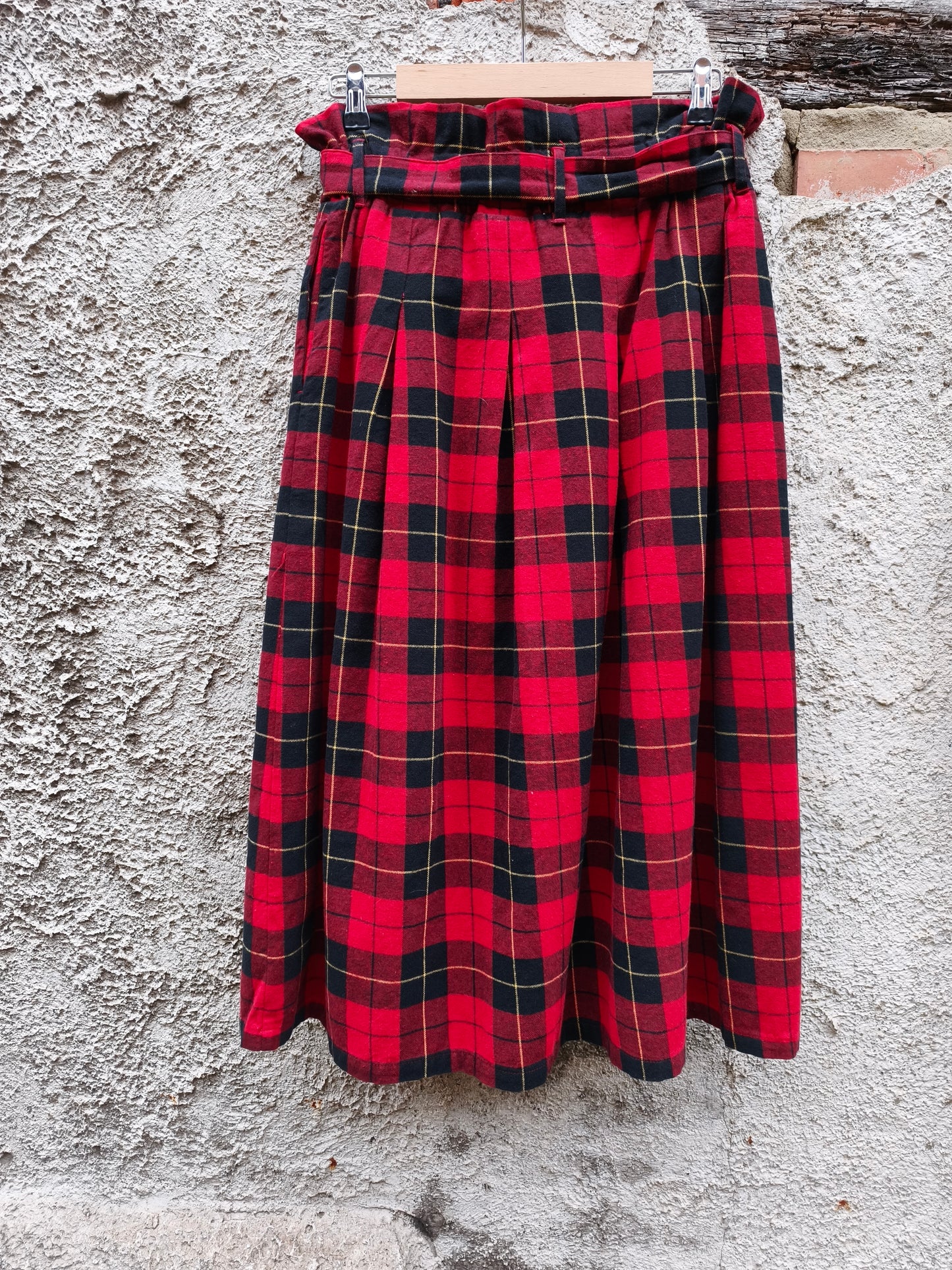 Sun68 rood/zwarte rok