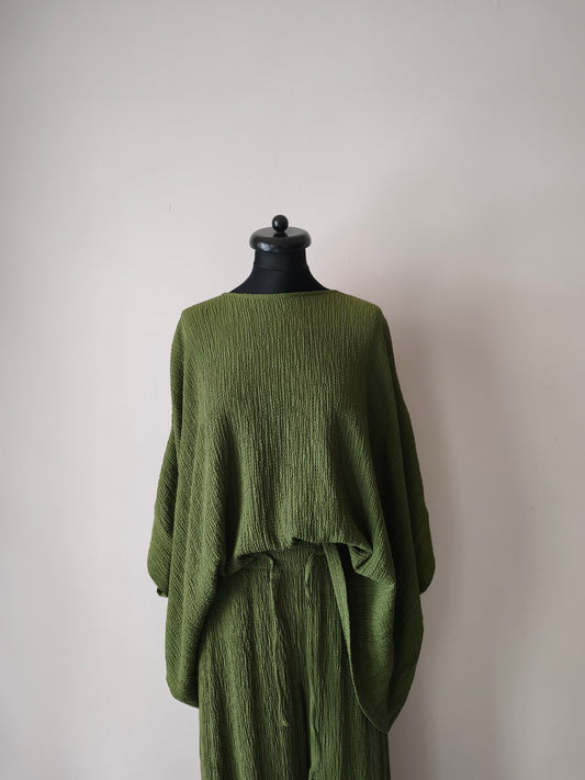 Essentiel Oversized Blouse Kaki