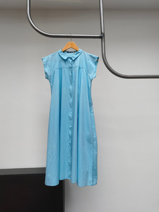 Sofie d'Hoore blauwe hemdjurk