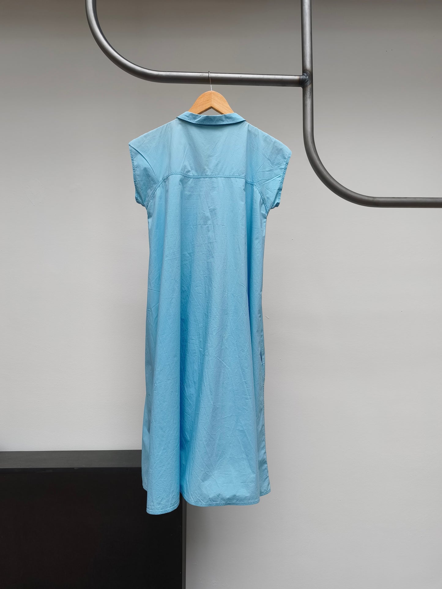 Sofie d'Hoore blauwe hemdjurk