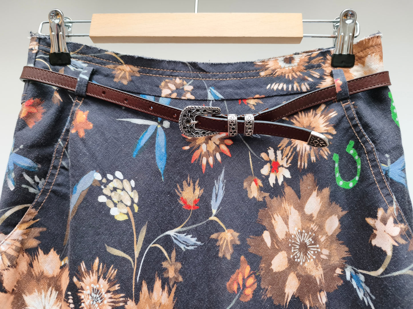 Dorothée Schumacher rok zwart met bloemen