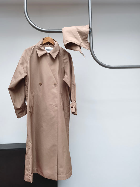 Essentiel trenchcoat bruin