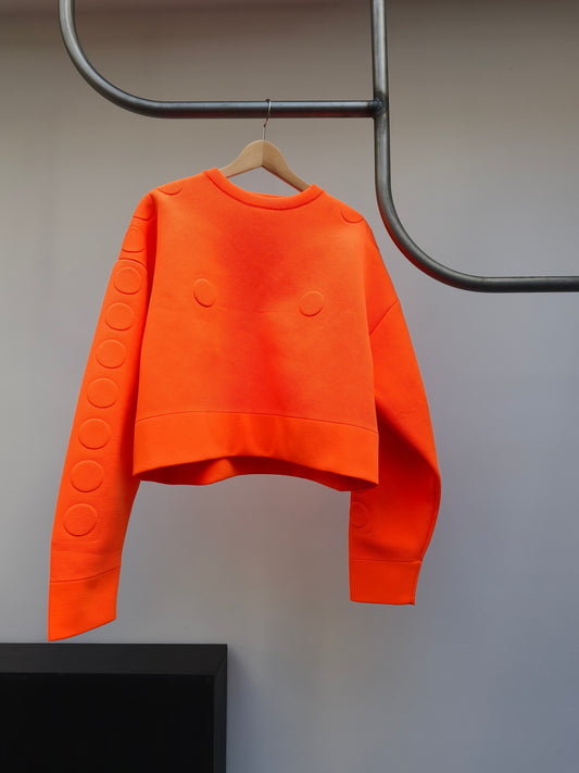 Walter Van Beirendonck x Gstar trui fluo oranje