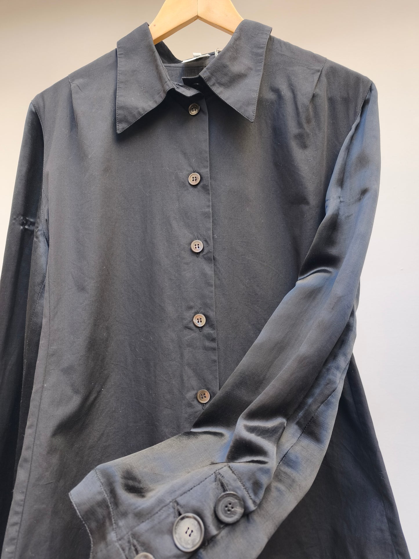 Ann Demeulemeester hemd zwart