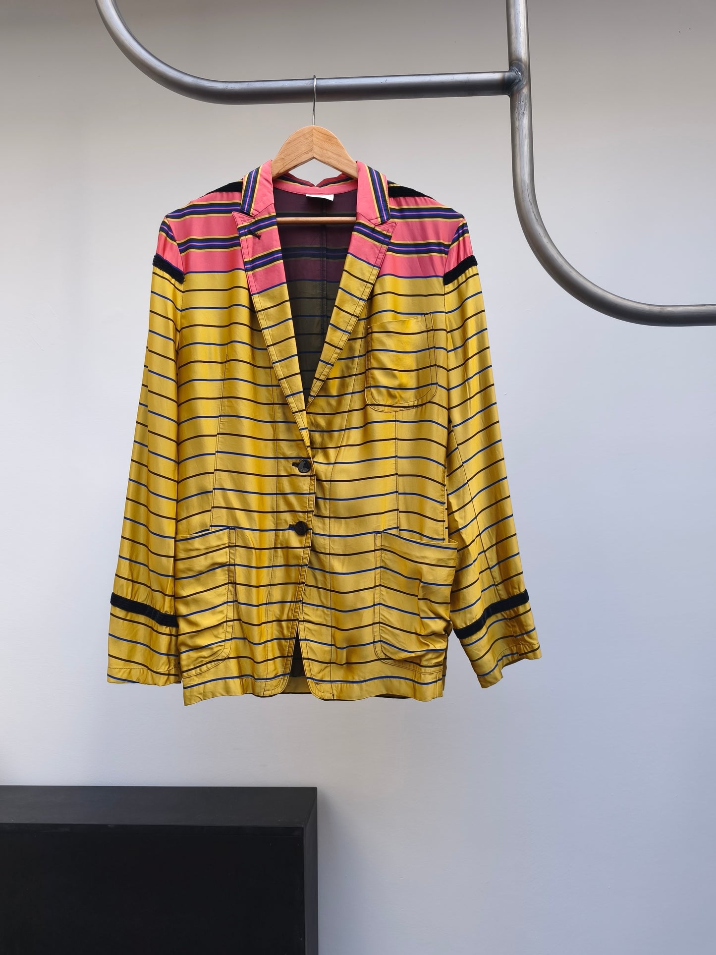 Dries Van Noten gestreepte blazer