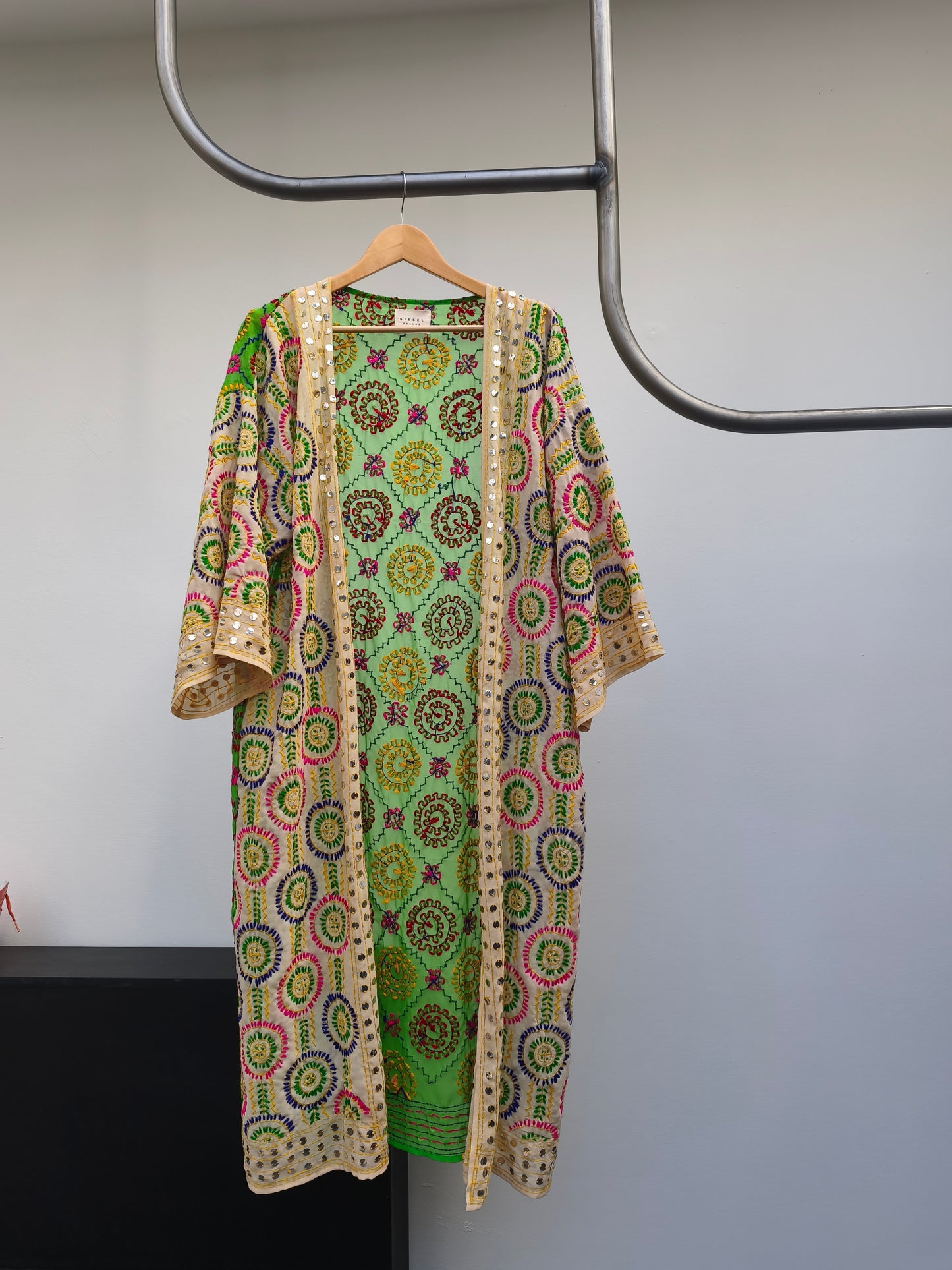 Sissel Edelbo kimono beige/groen