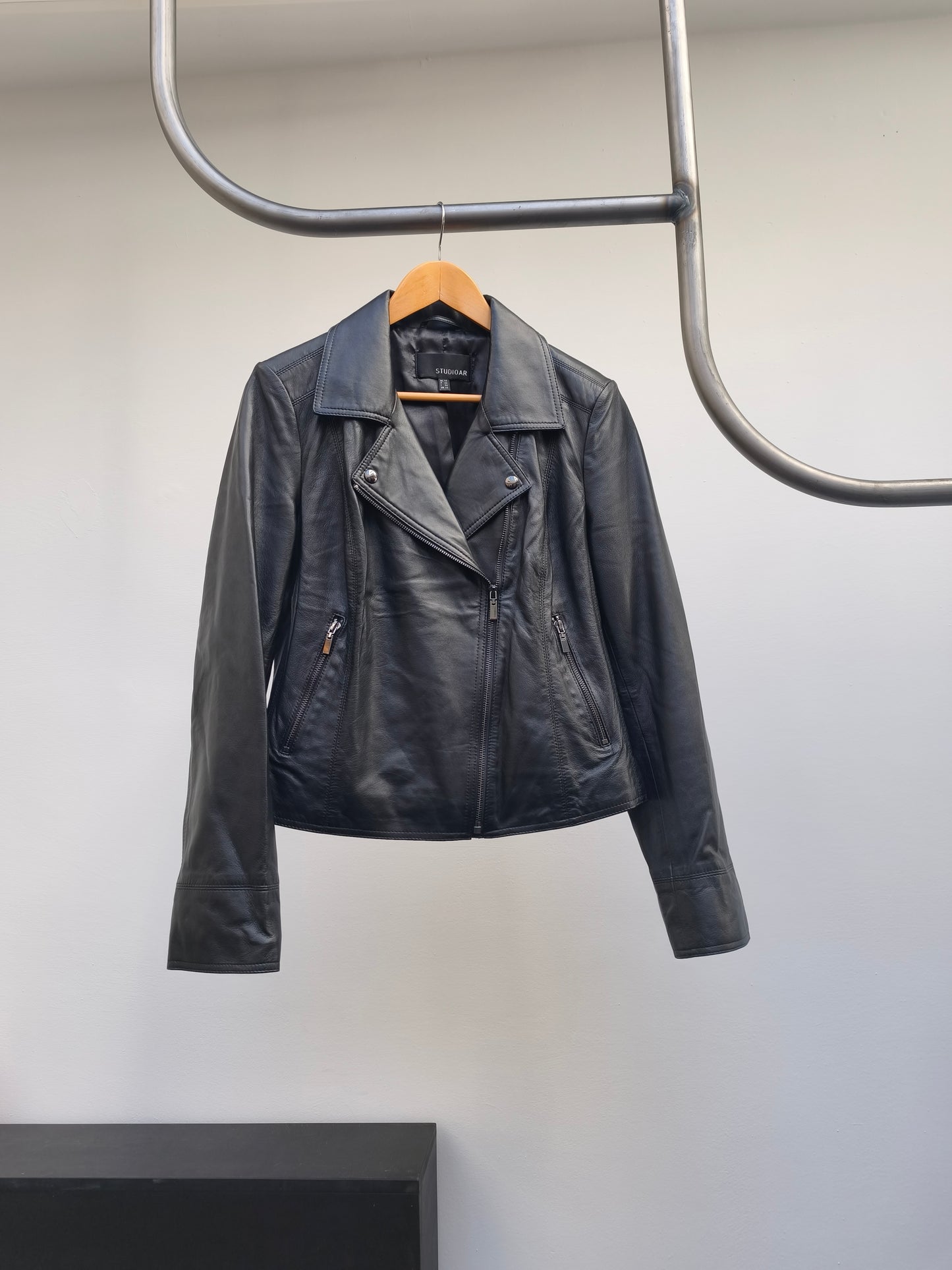 Studio AR zwart leren jack