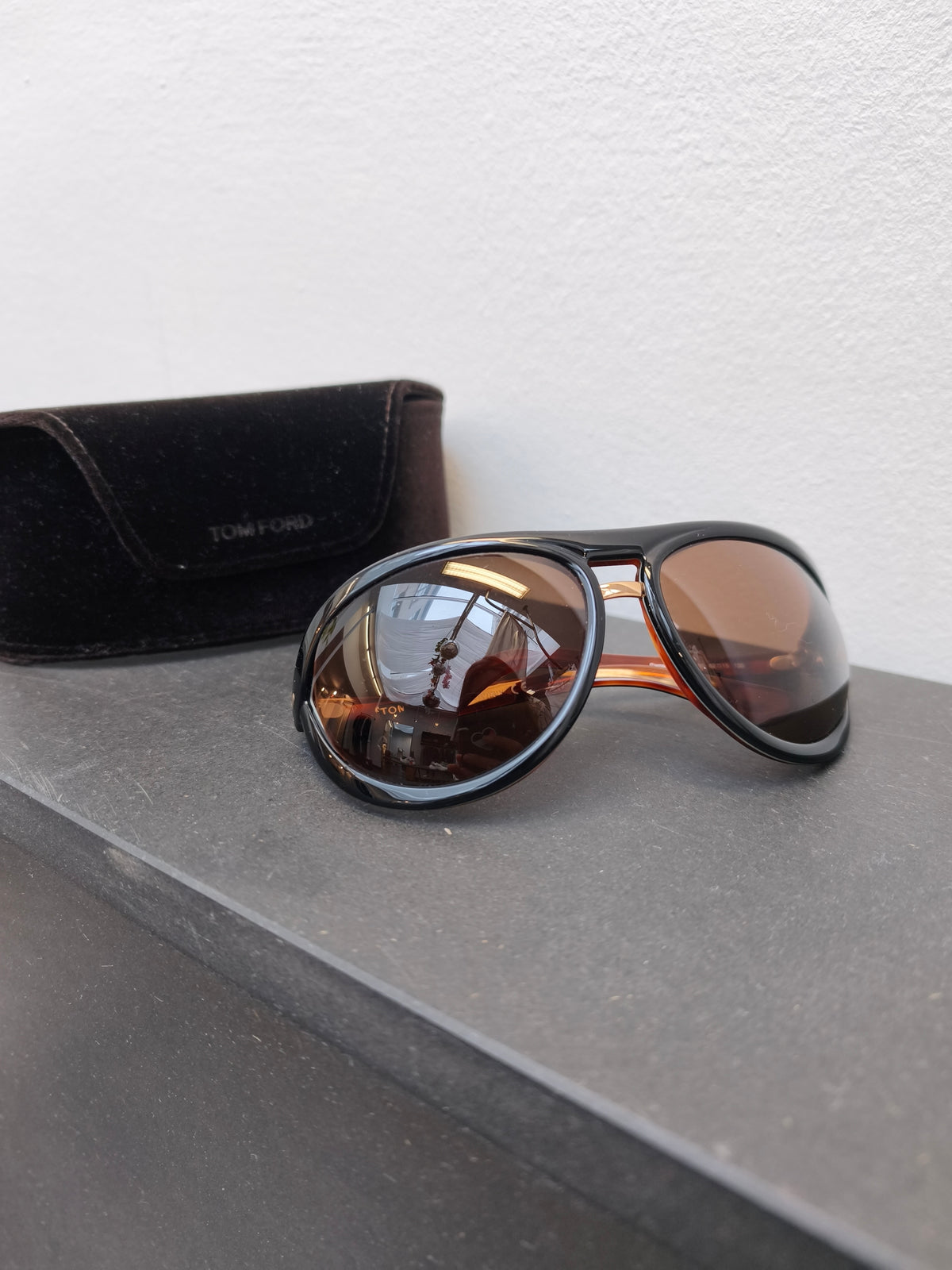 Tom Ford zonnebril schildpad