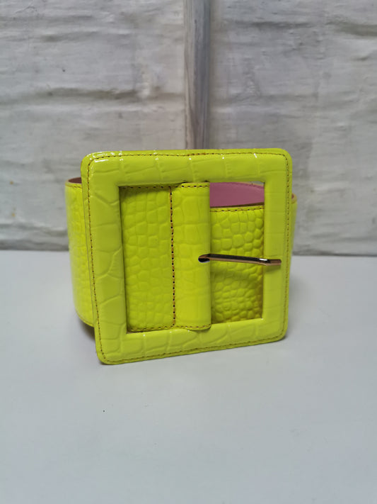 Essentiel riem fluogeel
