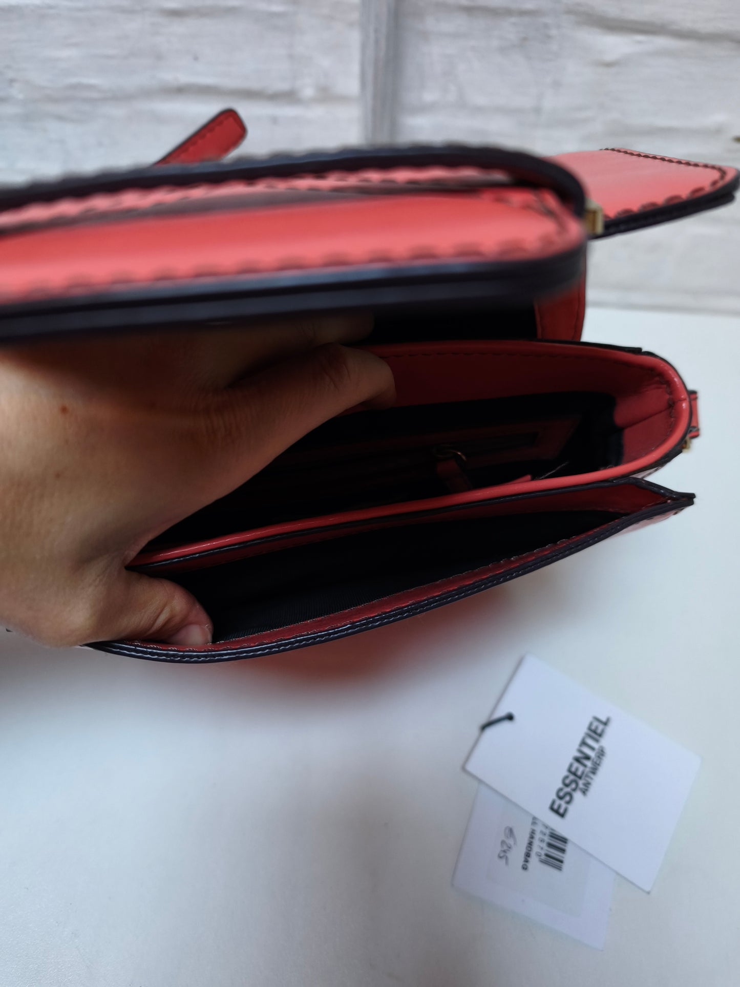 Essentiel handtas koraal