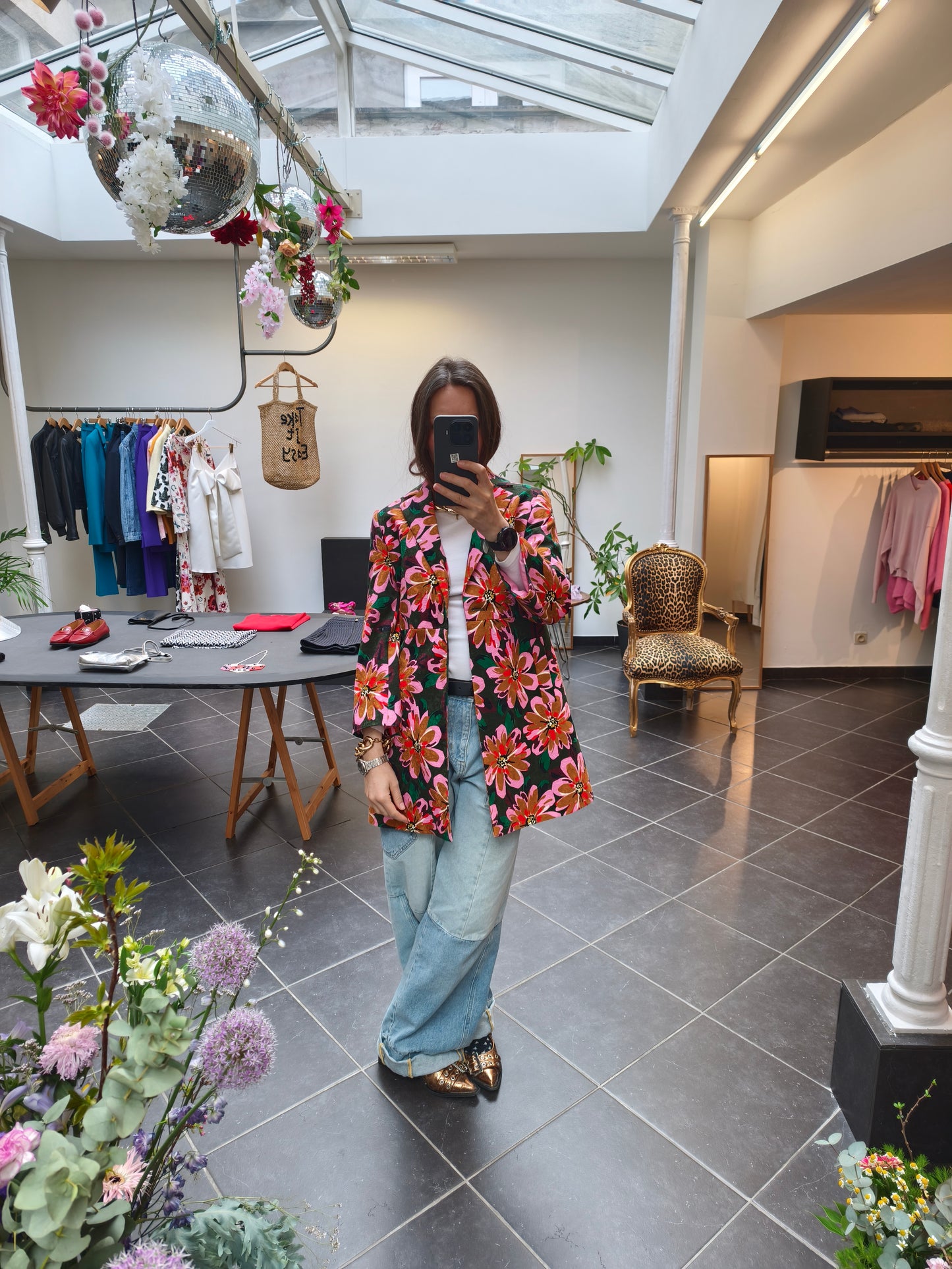 Sand mantel bloemen