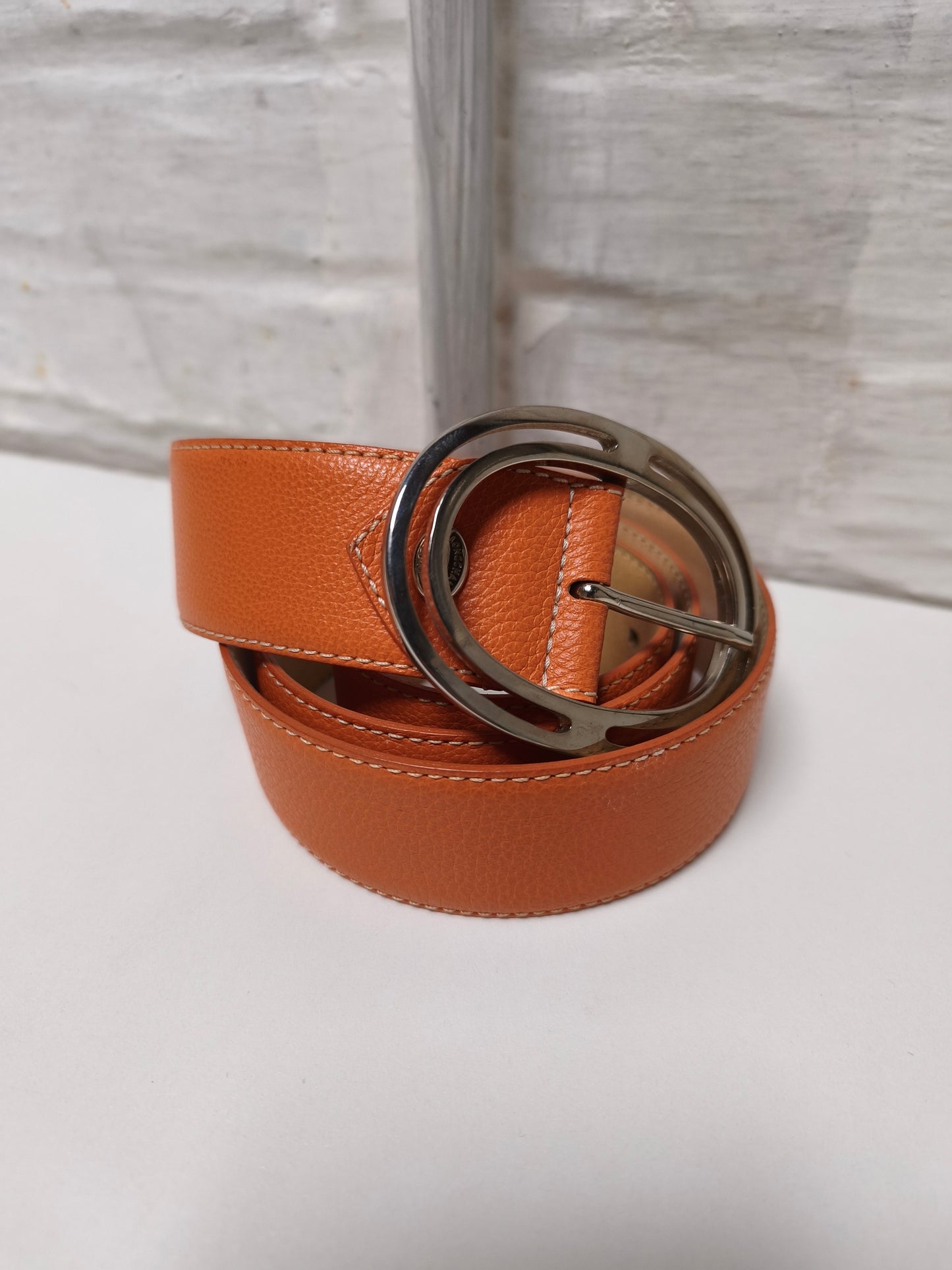 Longchamp riem oranje