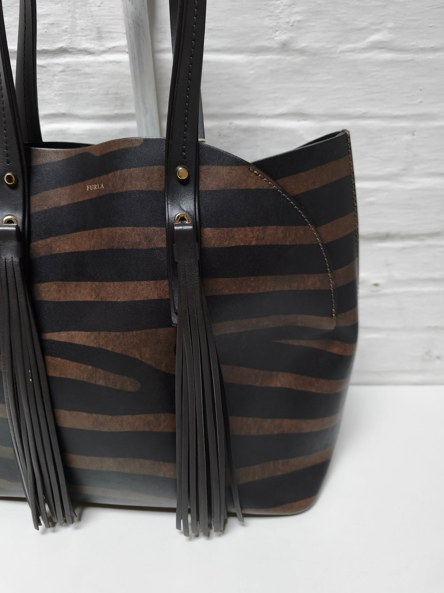 Furla handtas zebra