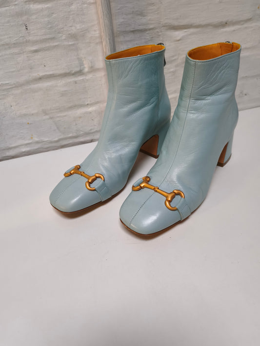 Mara Bini enkellaarzen babyblauw