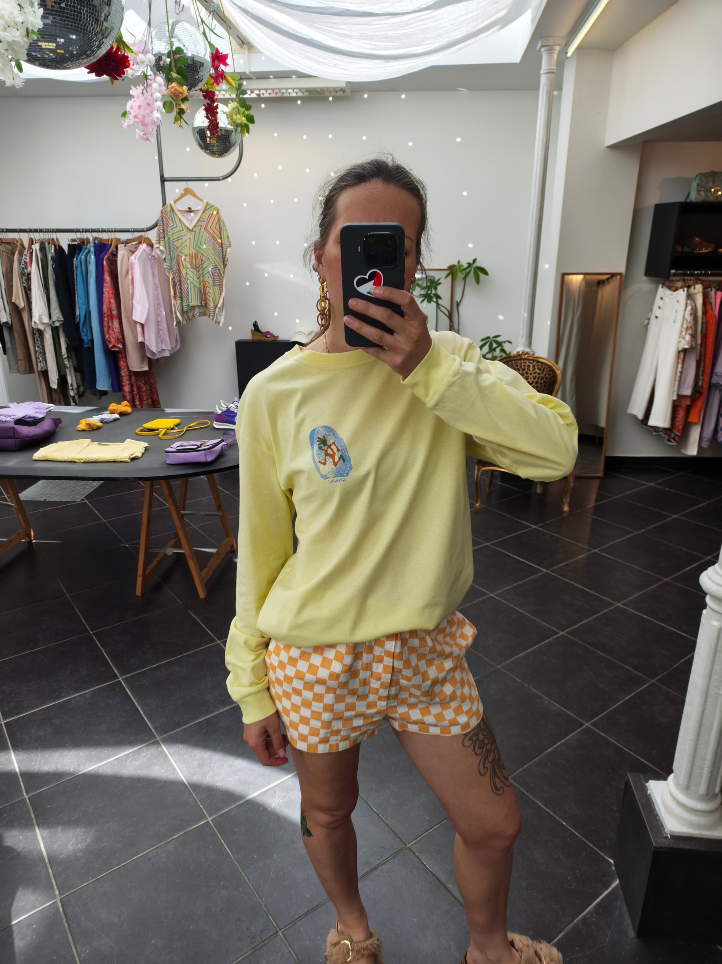 Gramicci longsleeve geel