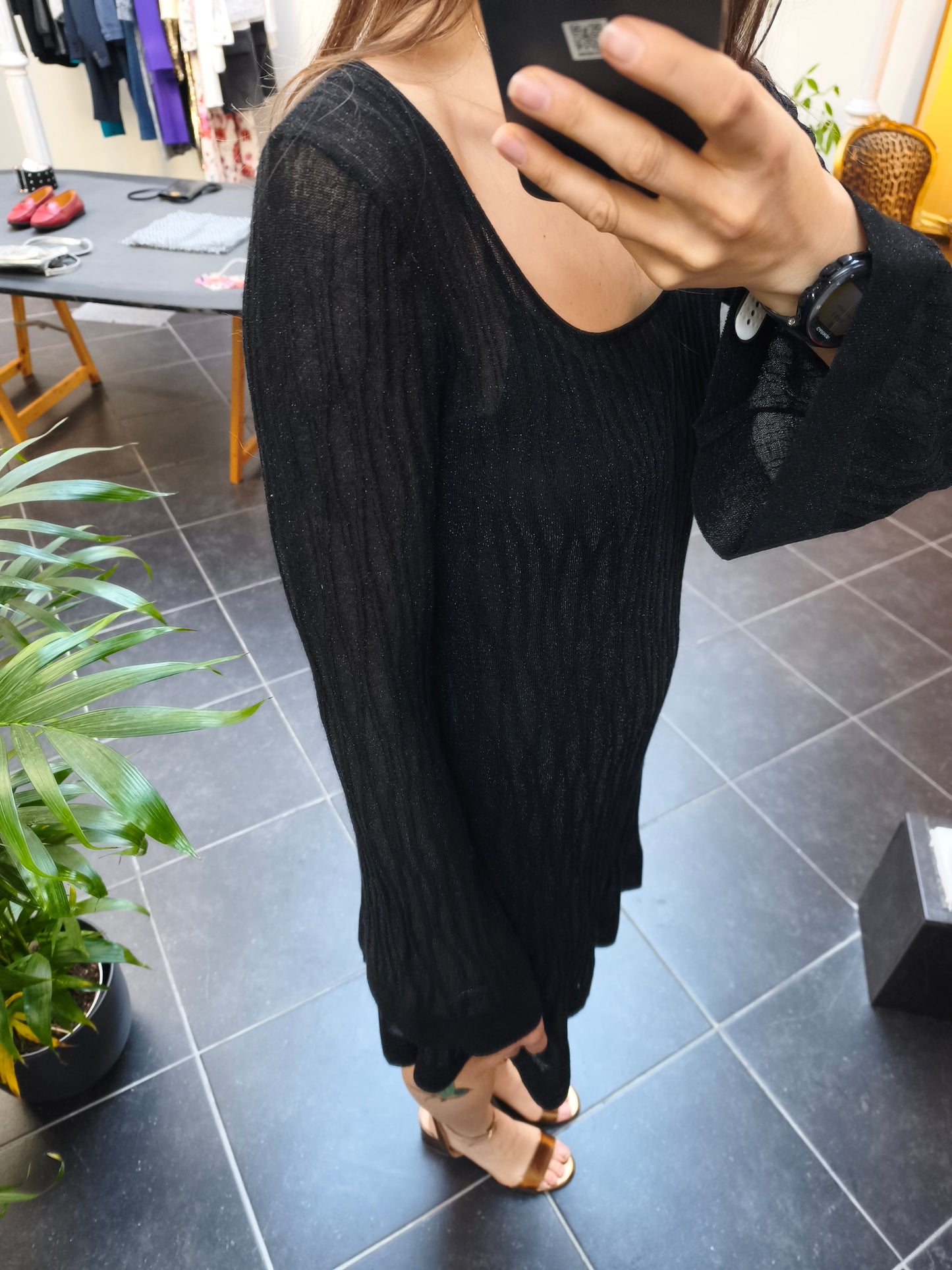 Missoni jurk zwart