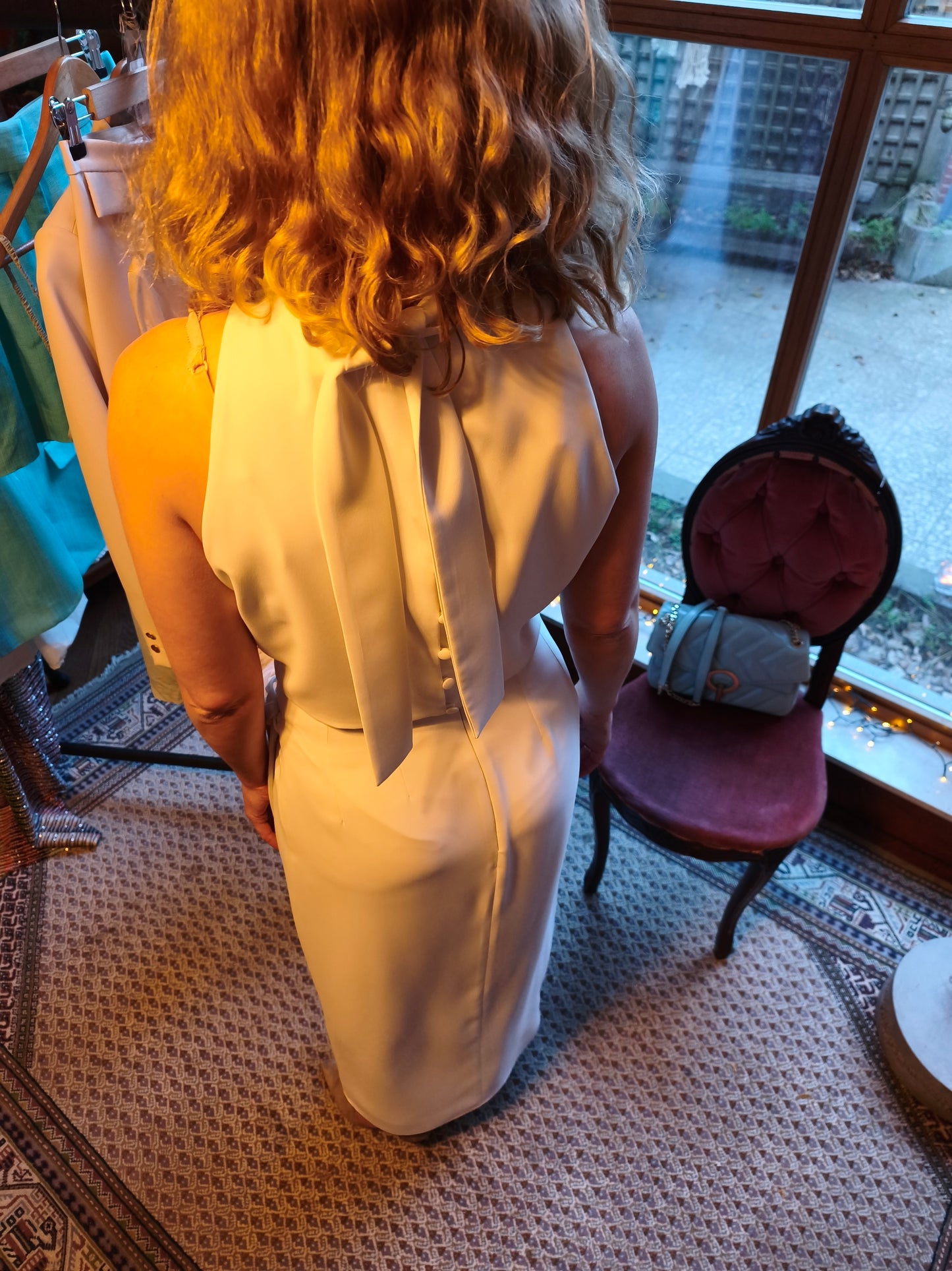 Witte Sikkema set (top/ rok)