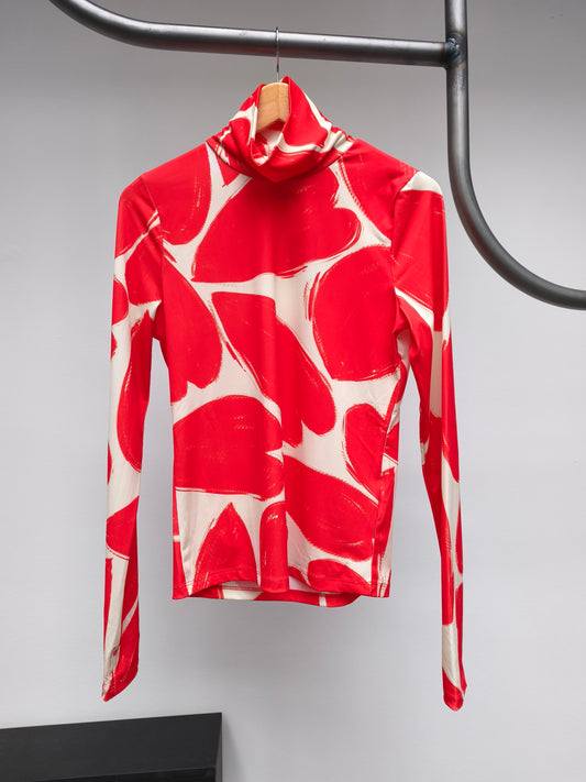 Essentiel turtle neck hartjes