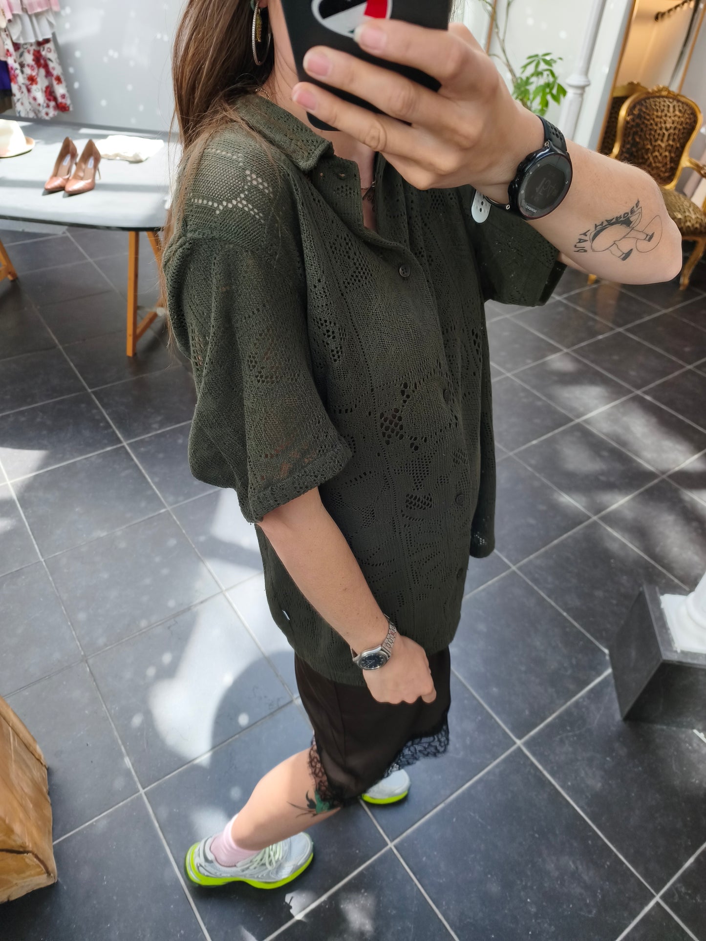 Les Deux hemd kaki
