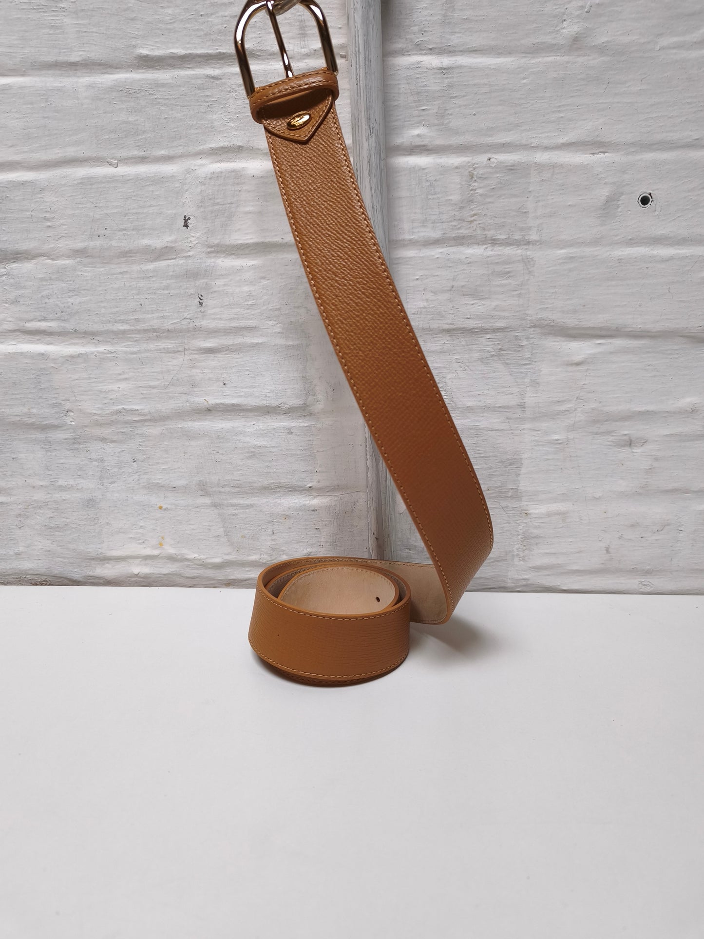 Longchamp riem beige