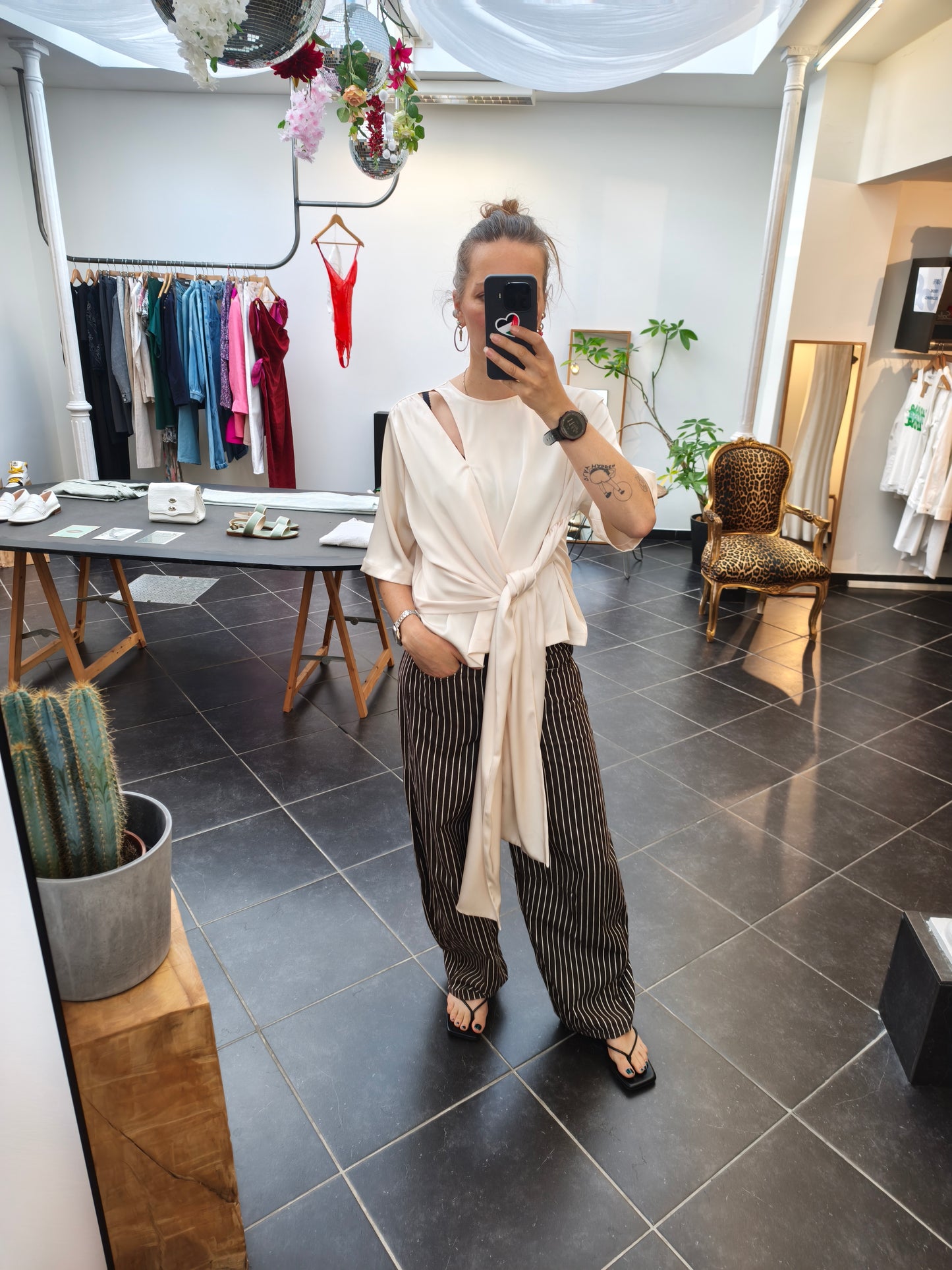 Gestuz blouse ivoor