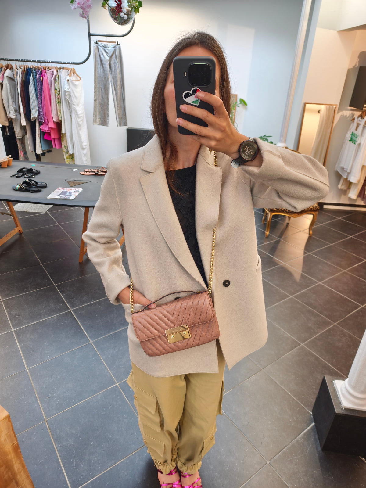 Michael Kors handtas oudroze