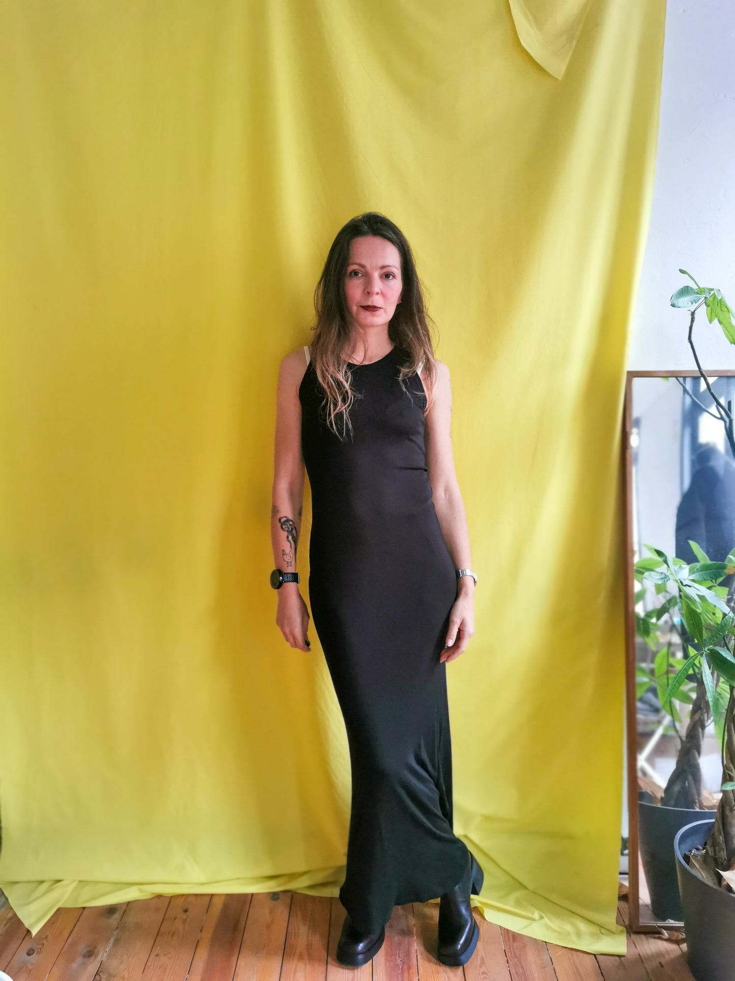 Ann Demeulemeester jurk zwart