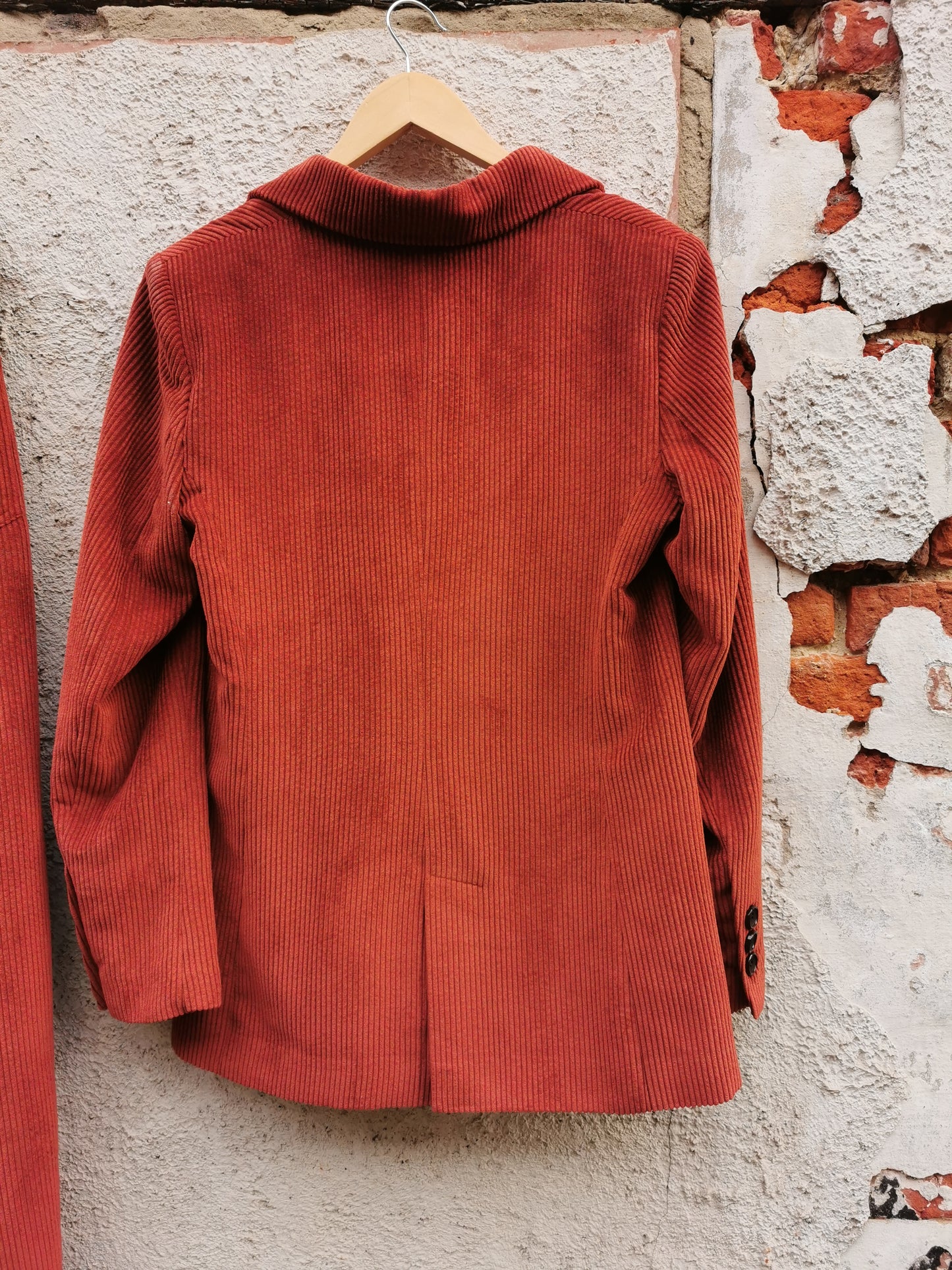 Sayidati kostuum roest fluweel