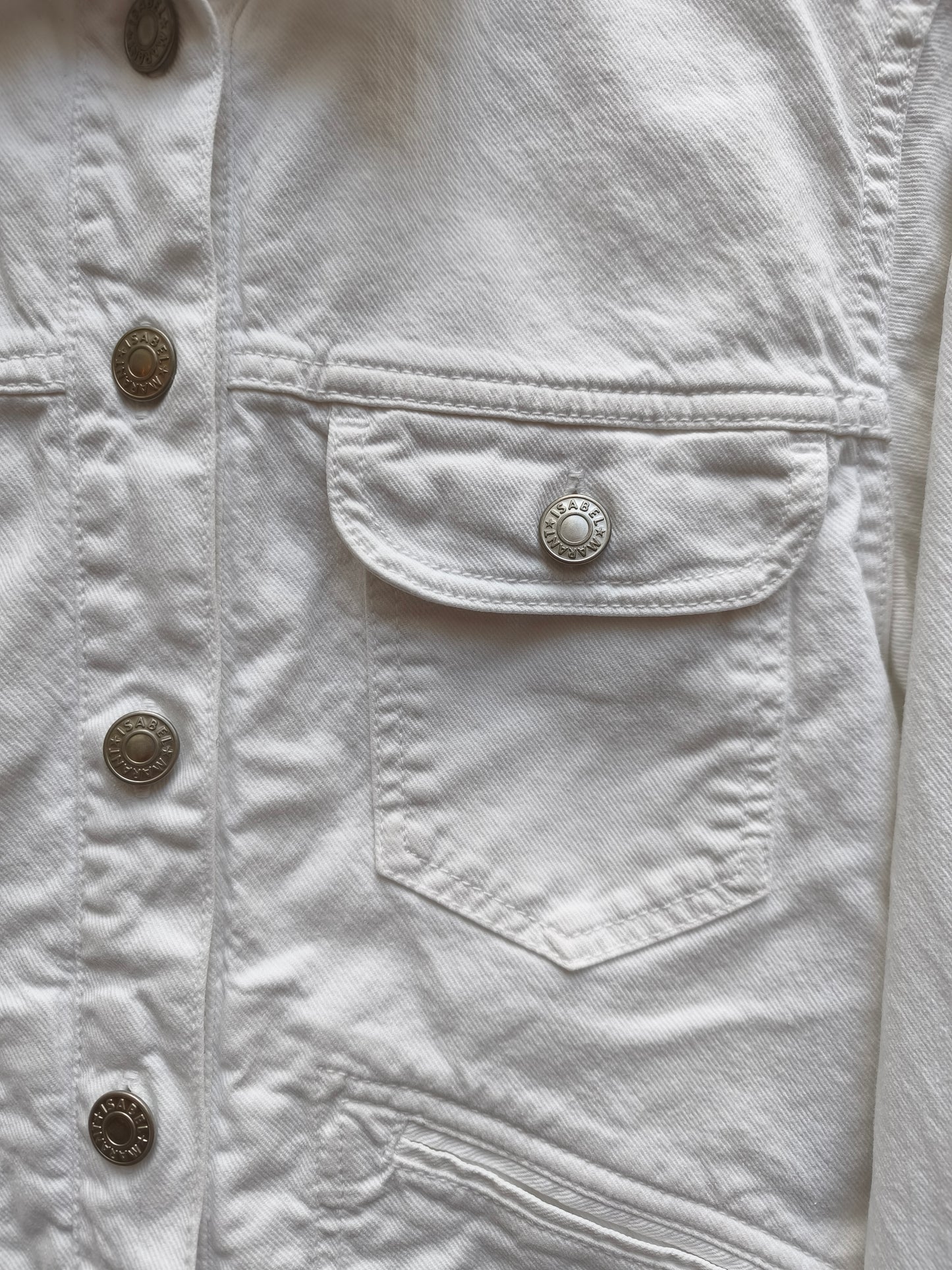 Isabel Marant Etoile jeansvest wit