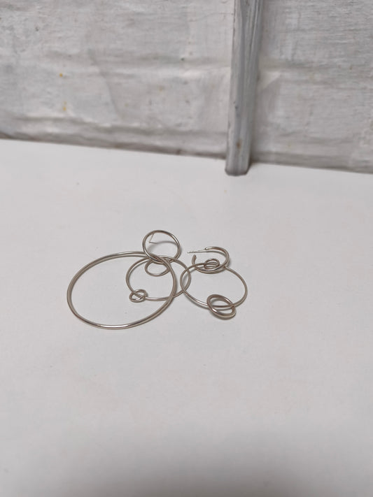 Lasso oorbellen circles