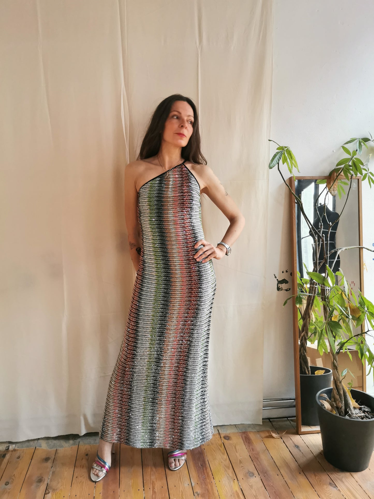 Missoni jurk multicolor