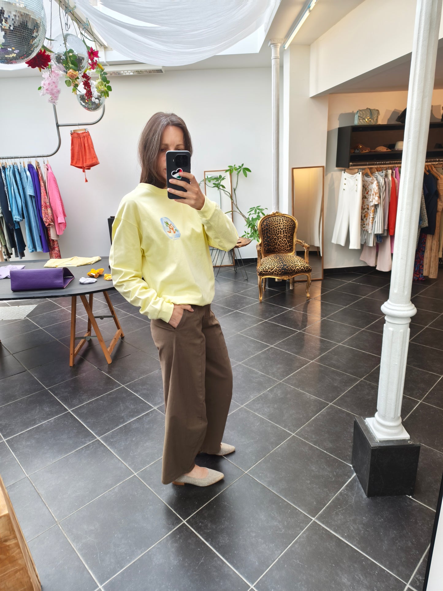 Gramicci longsleeve geel