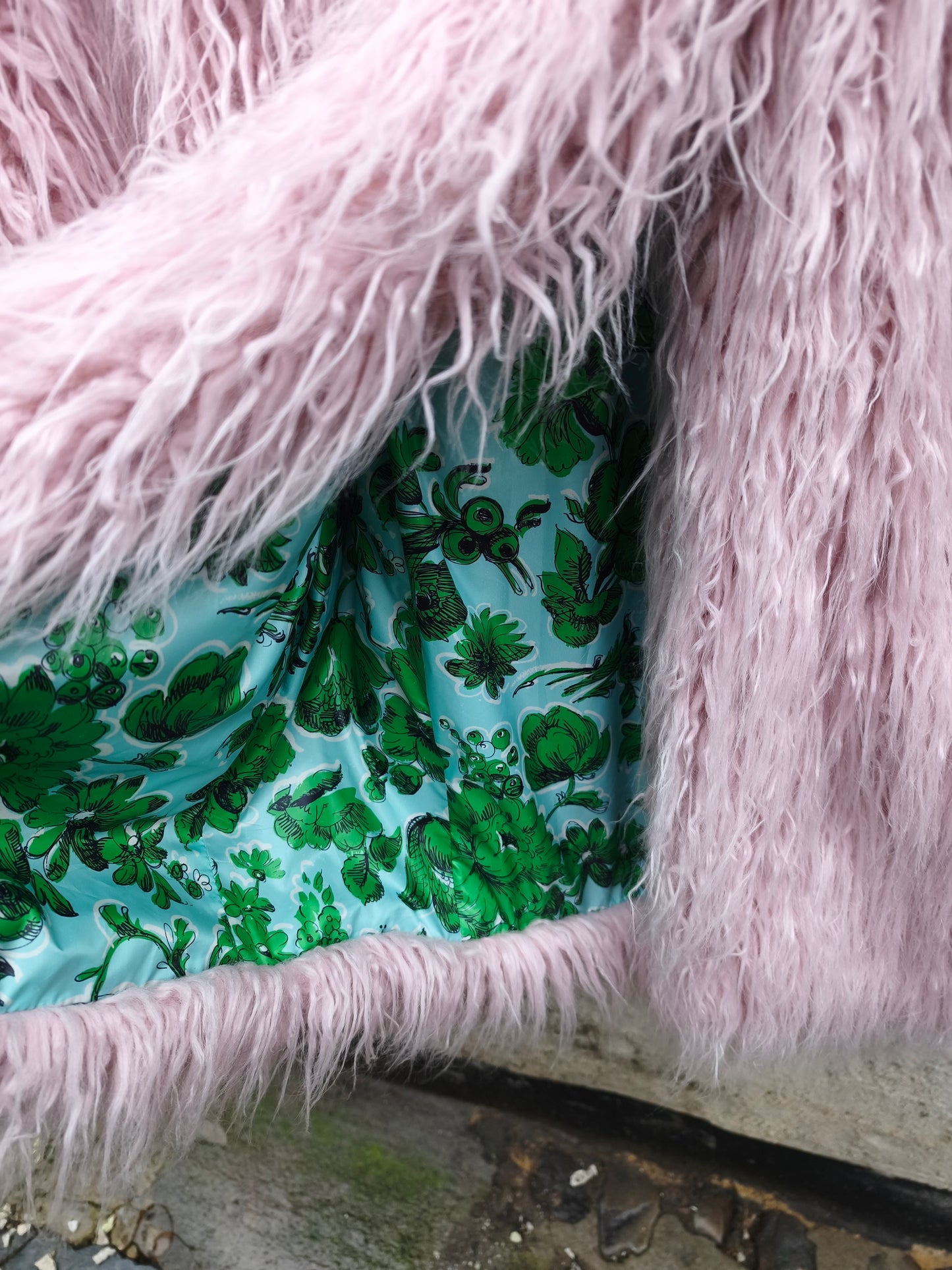 Essentiel jas fake fur