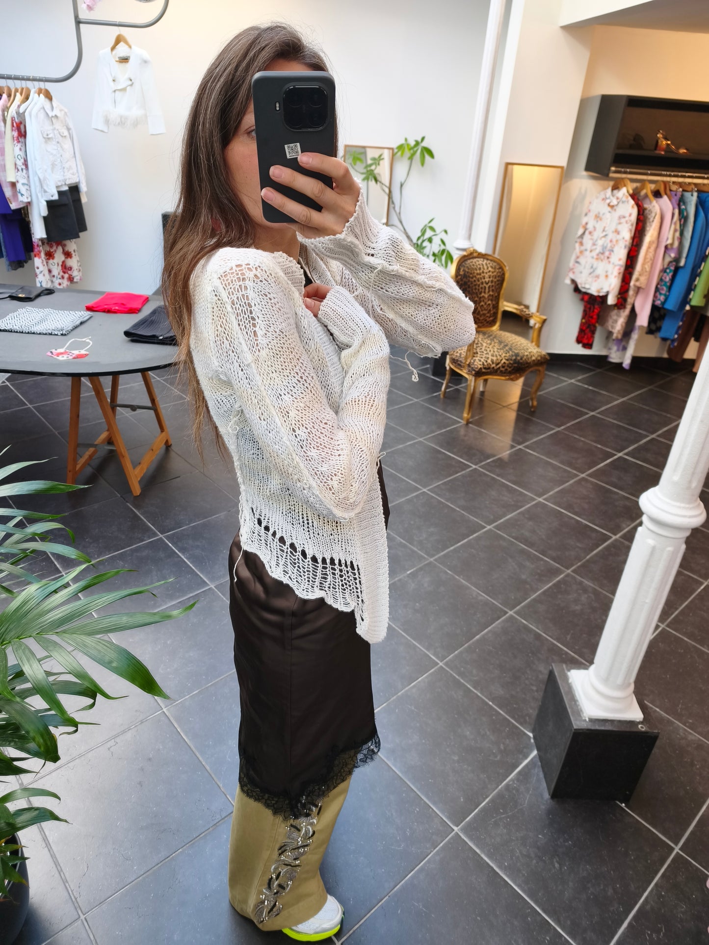 Ann Demeulemeester Cardigan wit