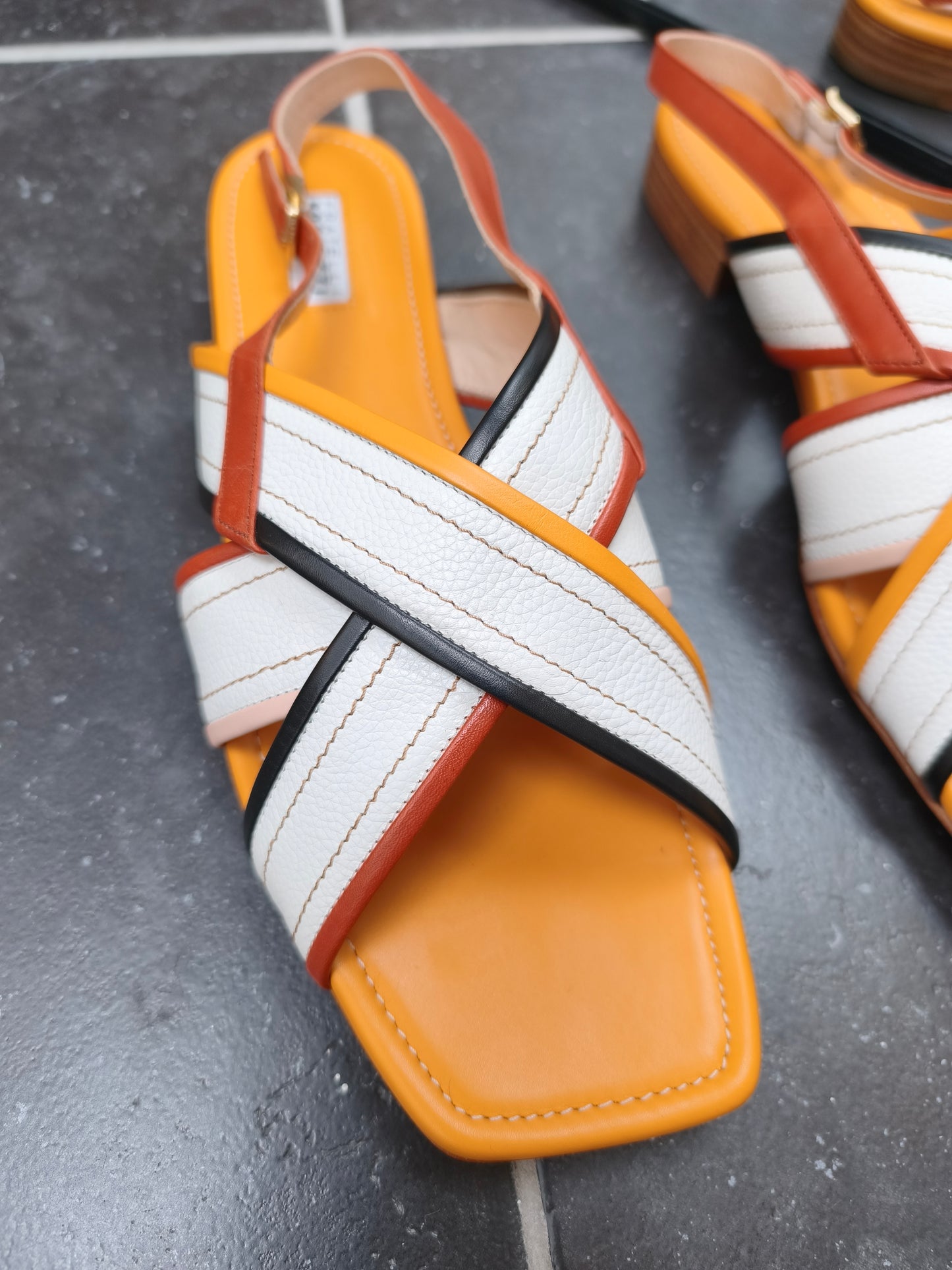 Fratelli Rossetti sandalen wit/bruin