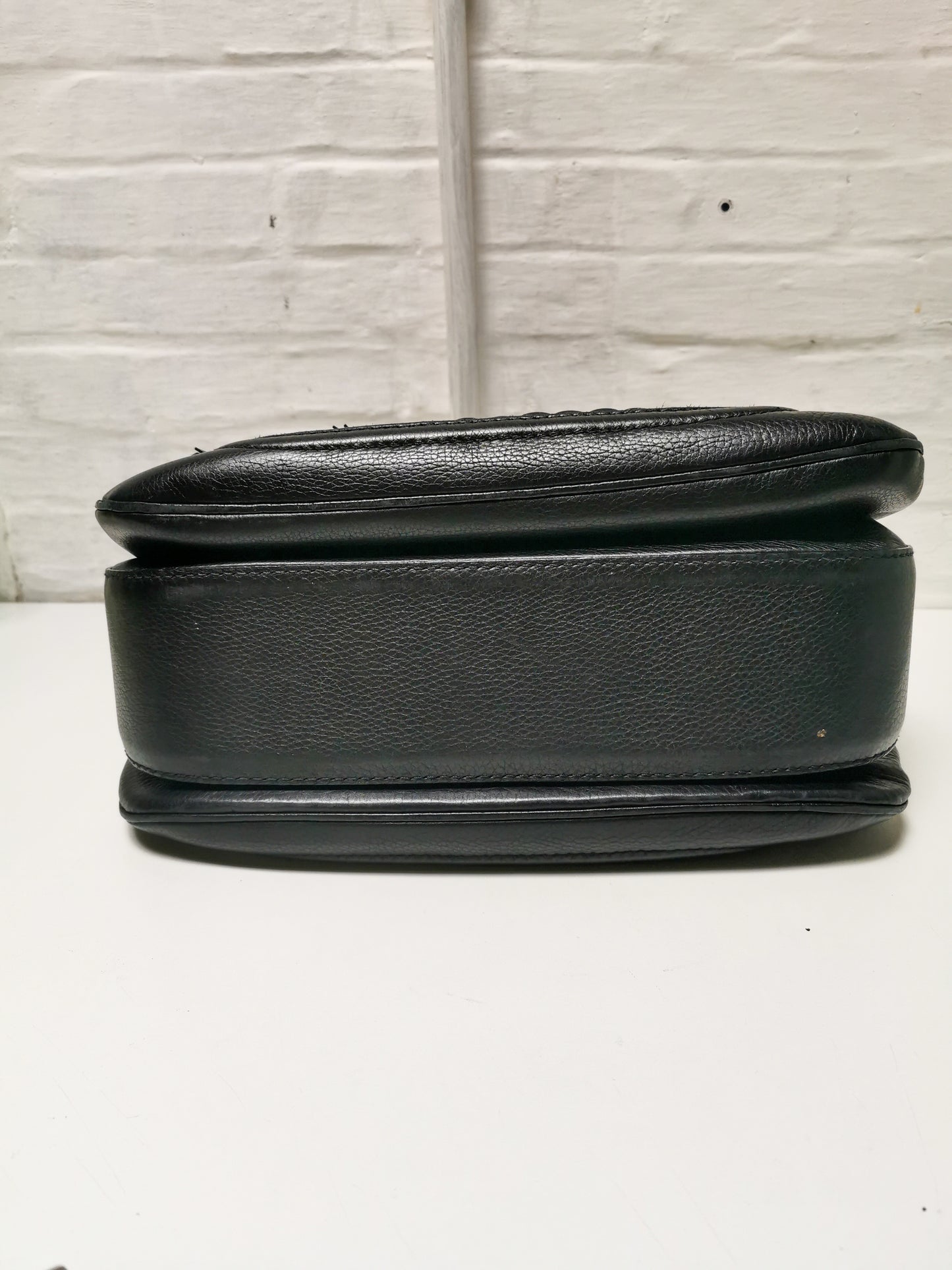 Gucci  black GG neoprene Bamboo Bag