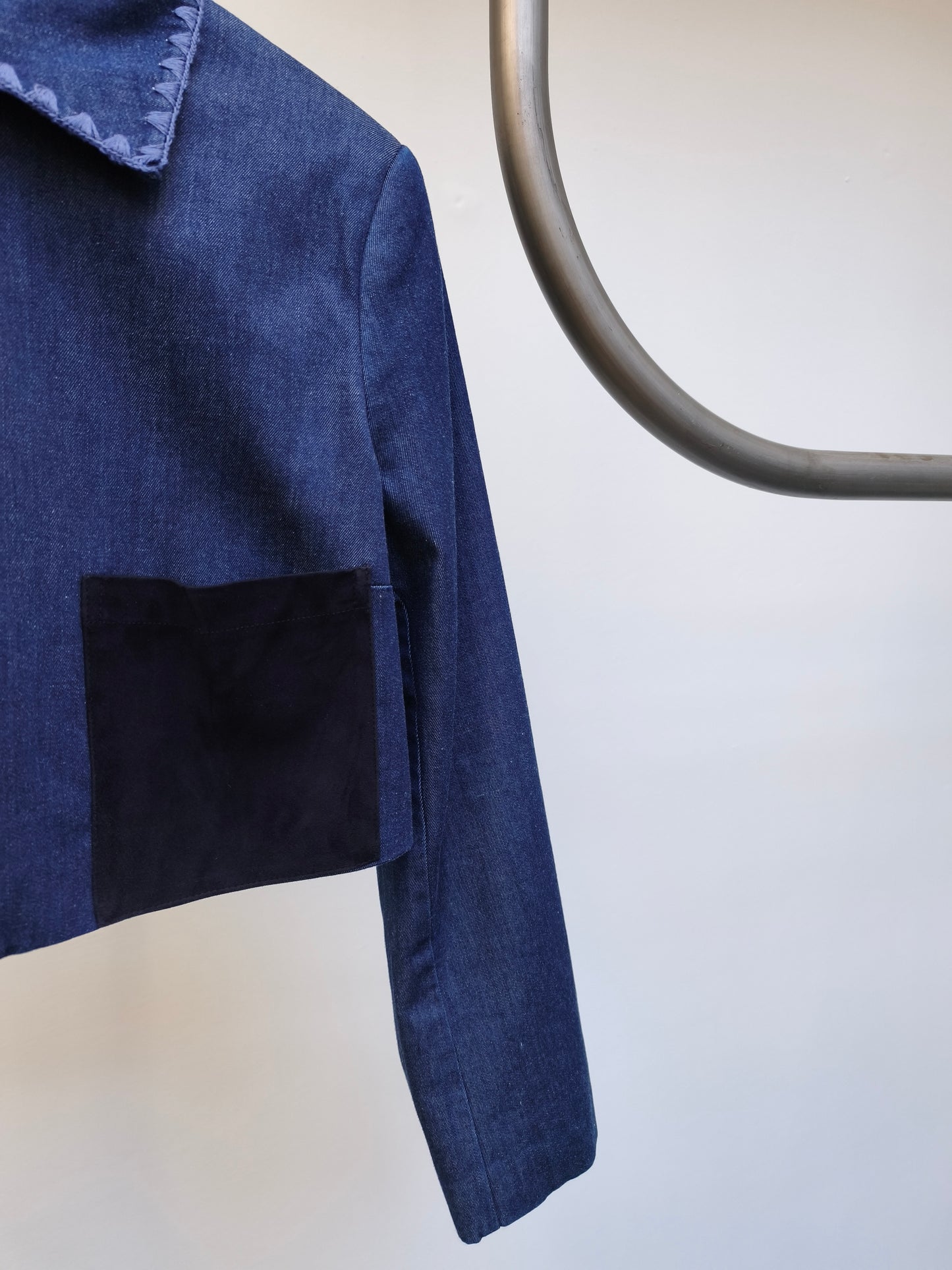 Malej cropped jeansvest