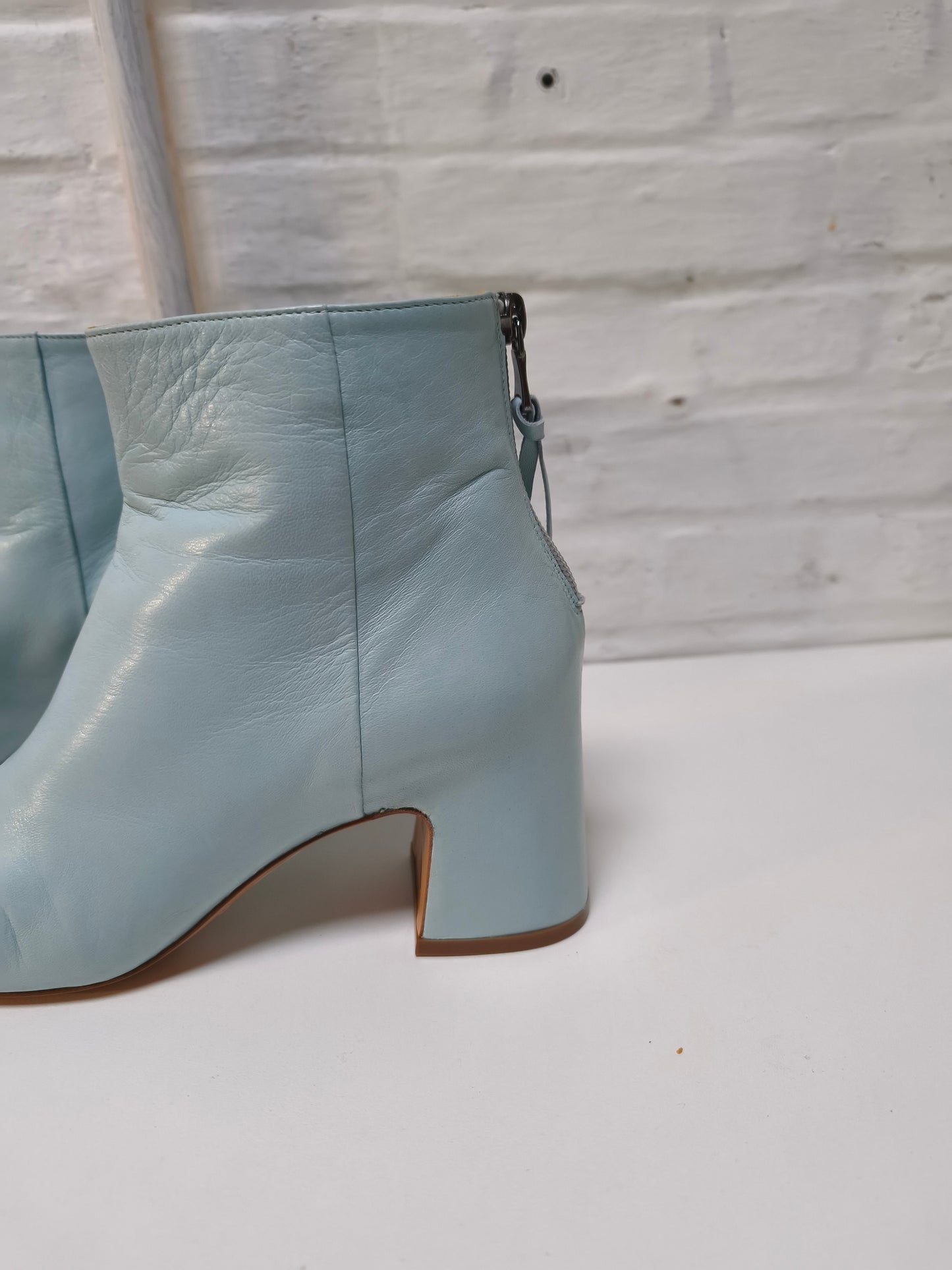 Mara Bini enkellaarzen babyblauw