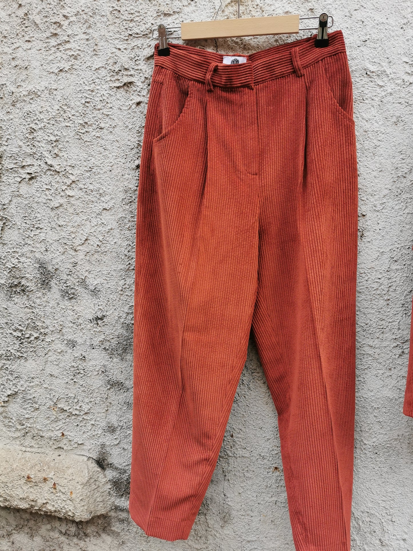 Sayidati kostuum roest fluweel