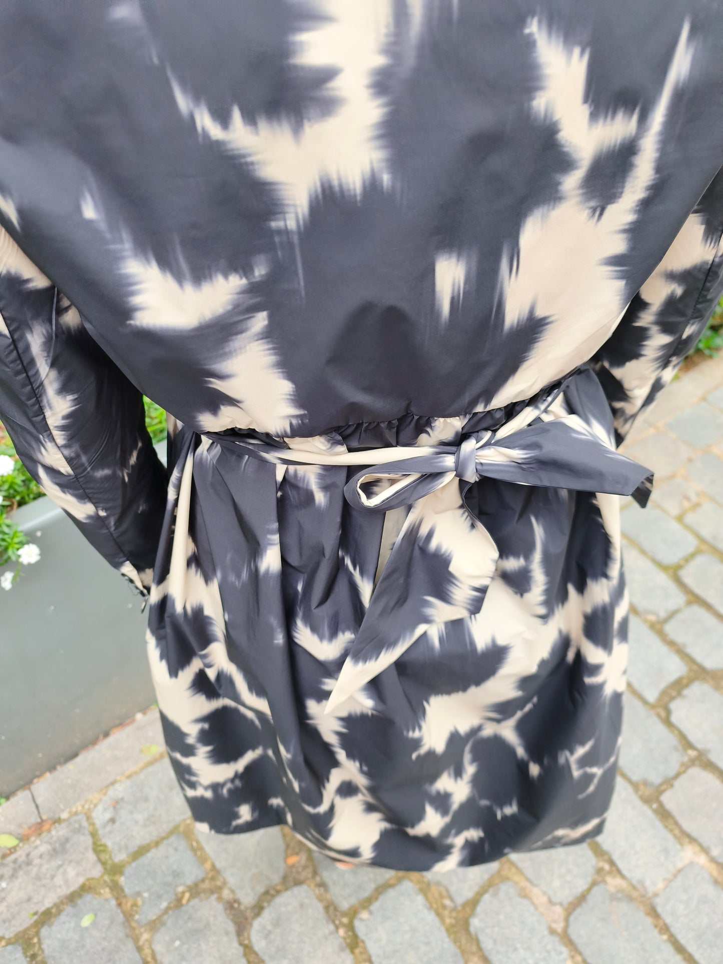 Psophia jurk zwart/beige