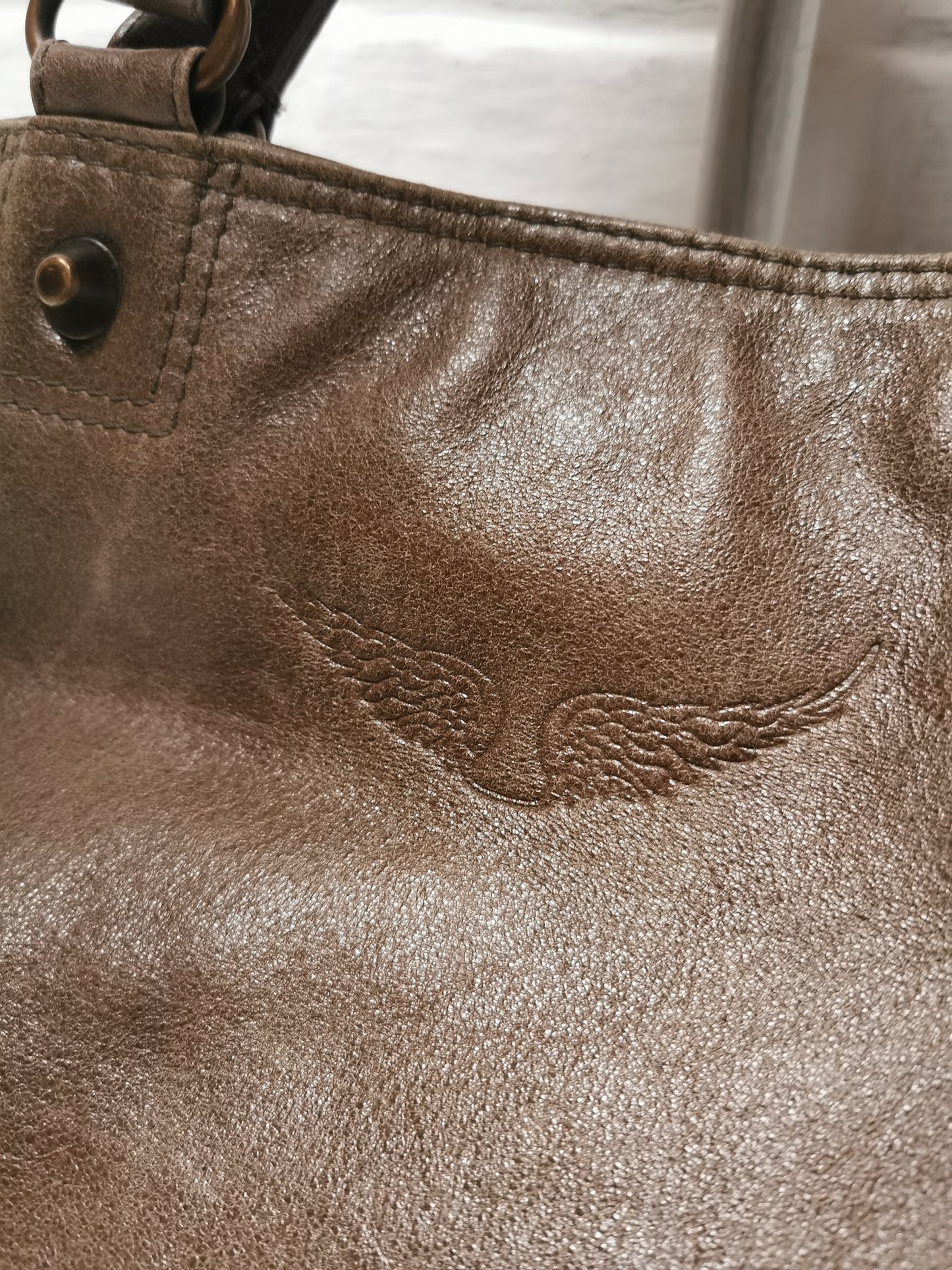 Zadig & Voltaire handtas bruin